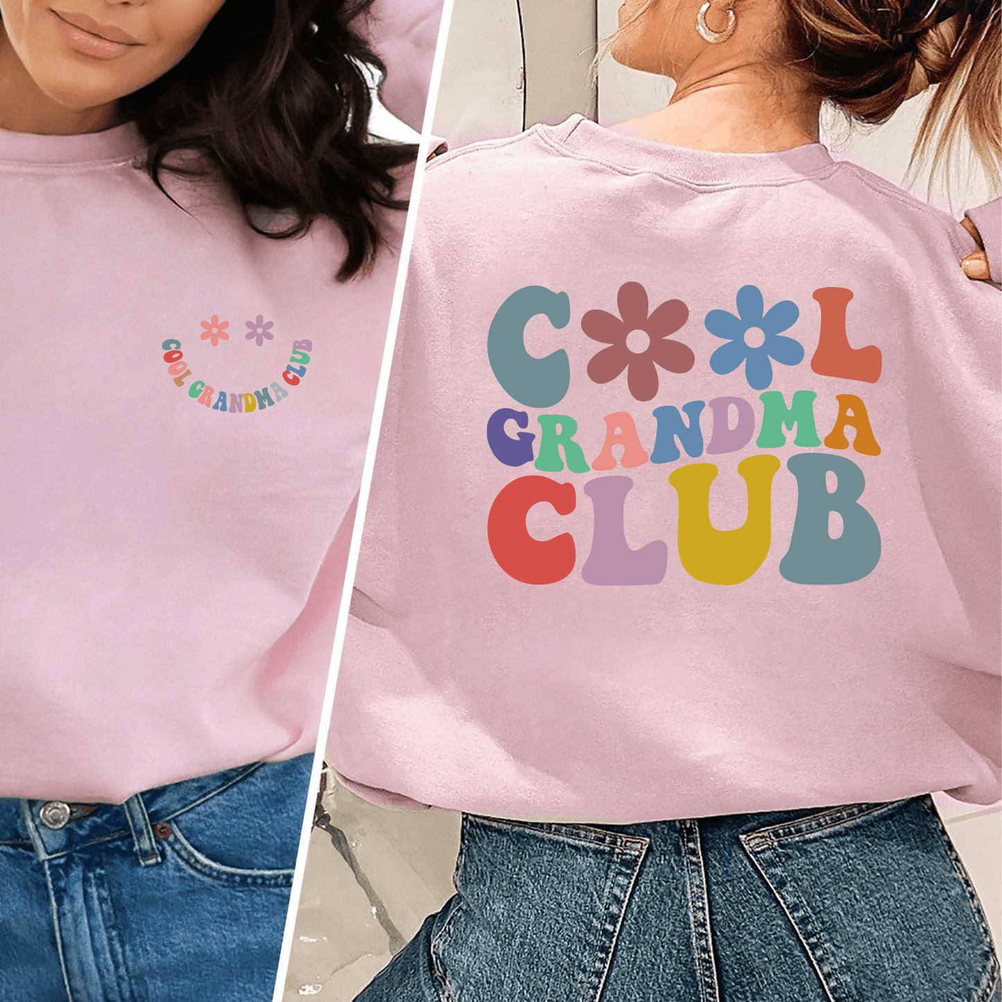 Cool Grandmas Club Doppelseitiges Shirt - GiftHaus
