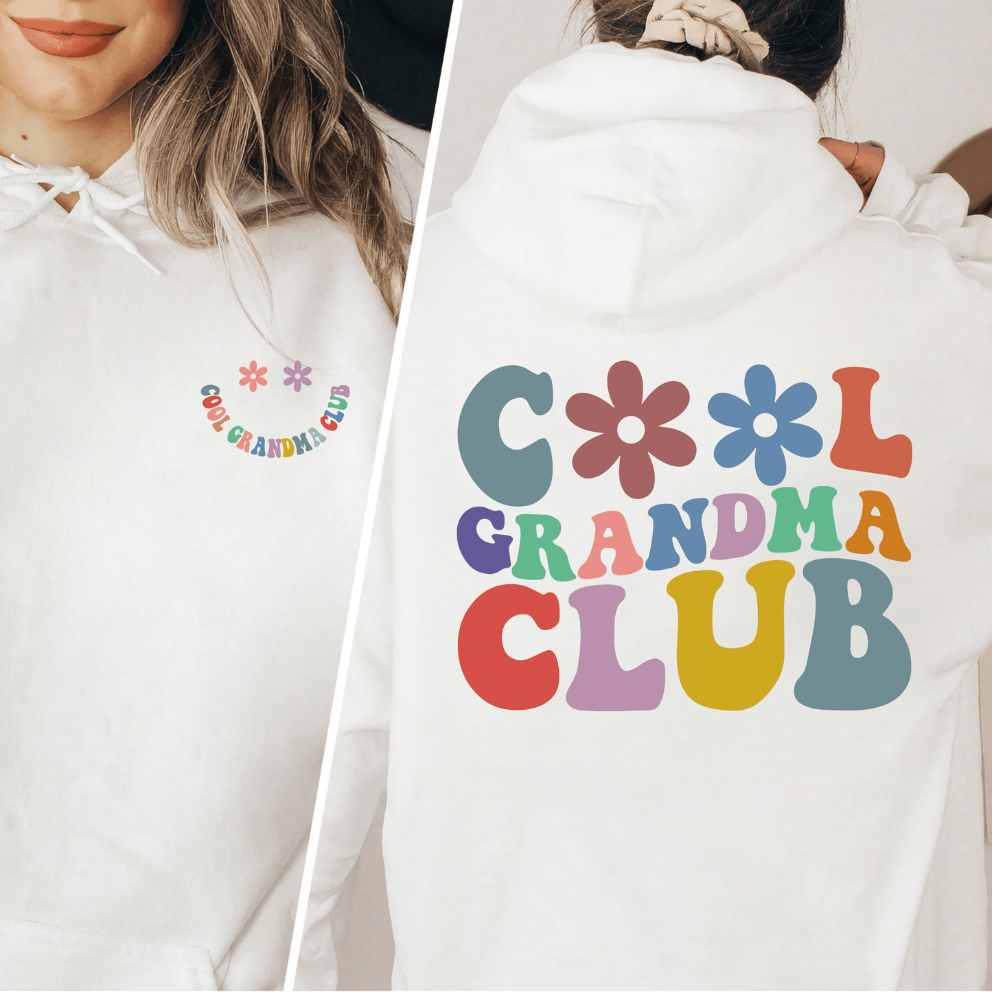 Cool Grandmas Club Doppelseitiges Shirt - GiftHaus