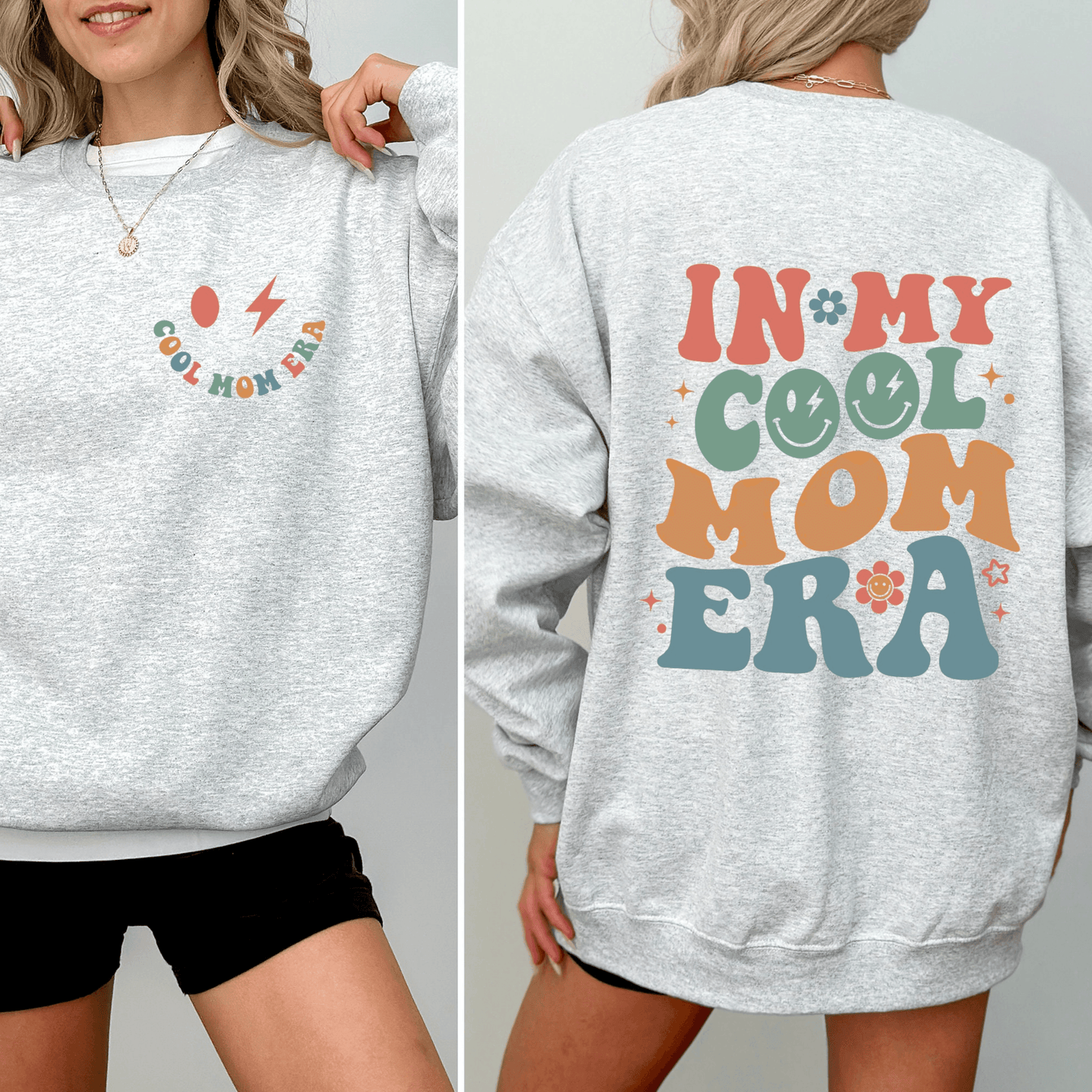 Cool-Mom-Zeitalter Sweatshirt - Personalisierbar für die moderne Mutter - Ideal für den Alltag und besondere Anlässe - GiftHaus