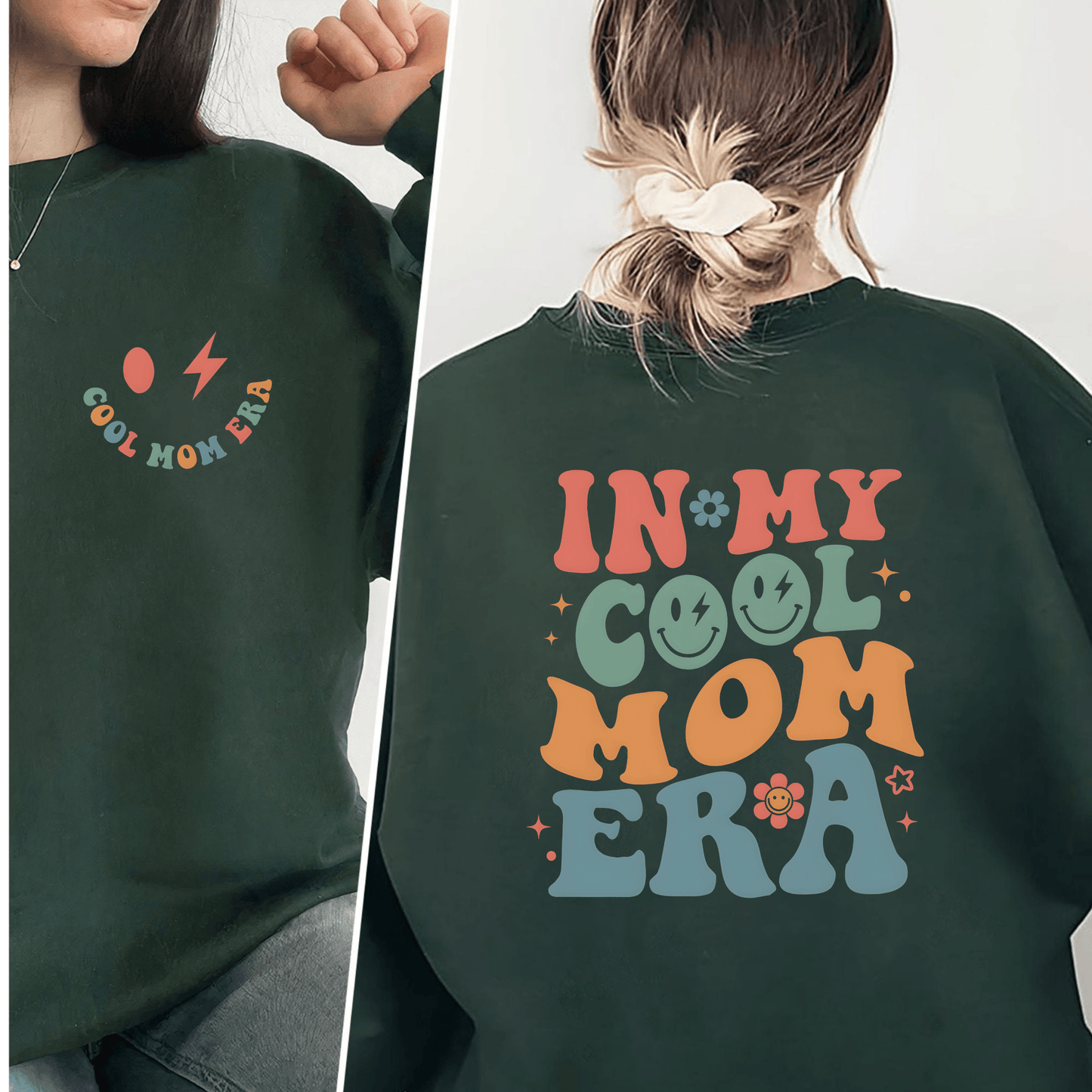 Cool-Mom-Zeitalter Sweatshirt - Personalisierbar für die moderne Mutter - Ideal für den Alltag und besondere Anlässe - GiftHaus