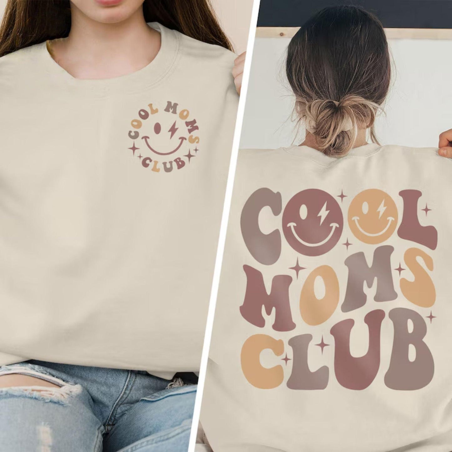 Cool Moms Club Shirt and Sweatshirt and Shirts - Gift For Mom - GiftHaus