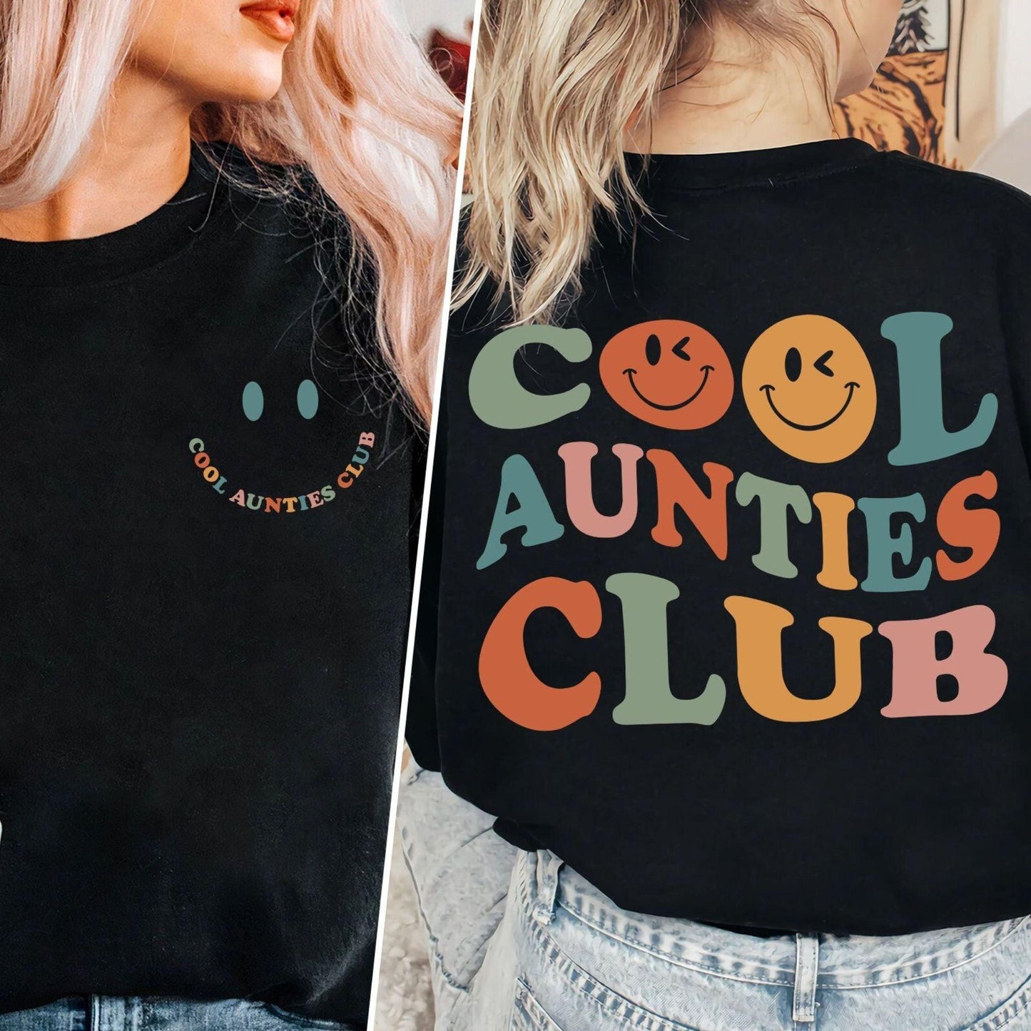 Cooles Aunts Club Sweatshirt, Cooles Tante Sweatshirt, Tante Sweatshirt, Tante Geschenk - GiftHaus
