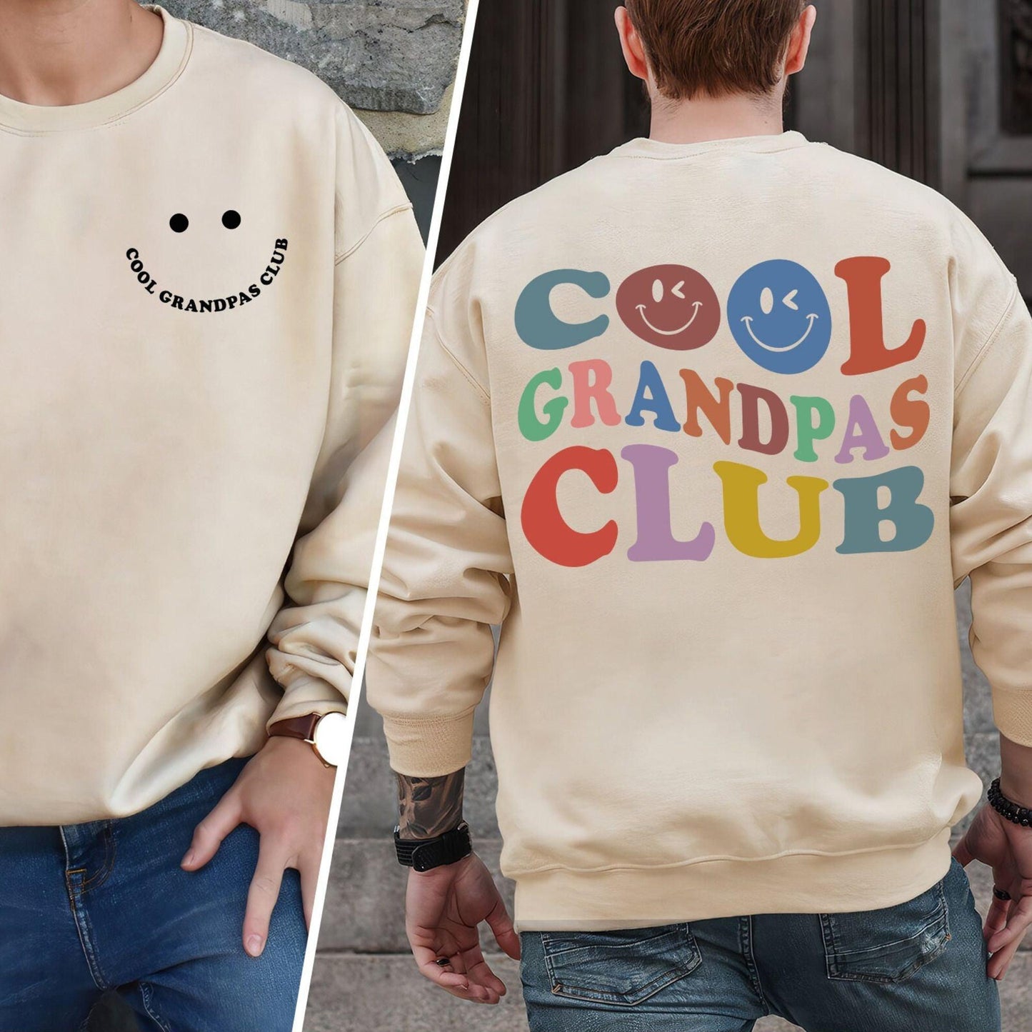 Cooles Grandpas Club Sweatshirt - GiftHaus