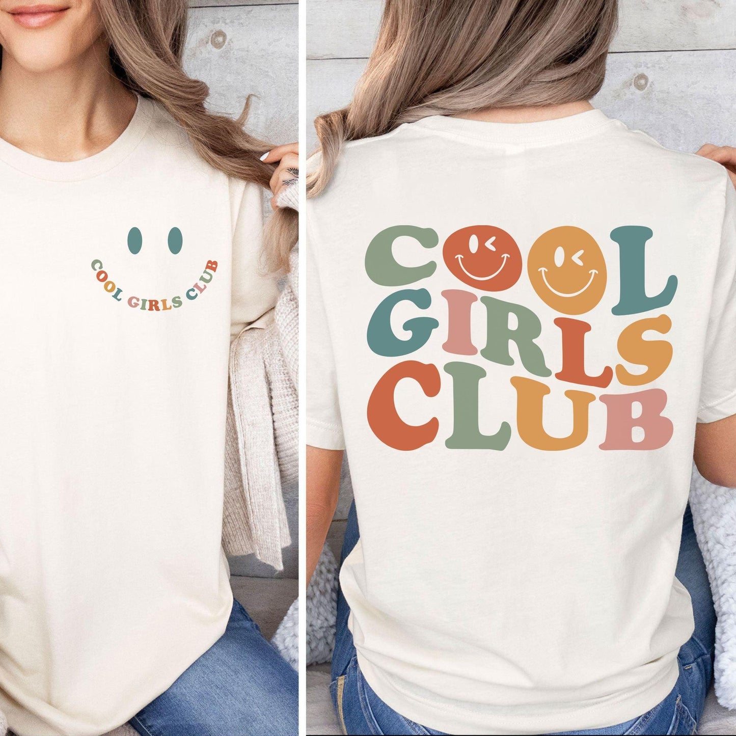 Cooles Mädchen Club Sweatshirt und Shirts - GiftHaus