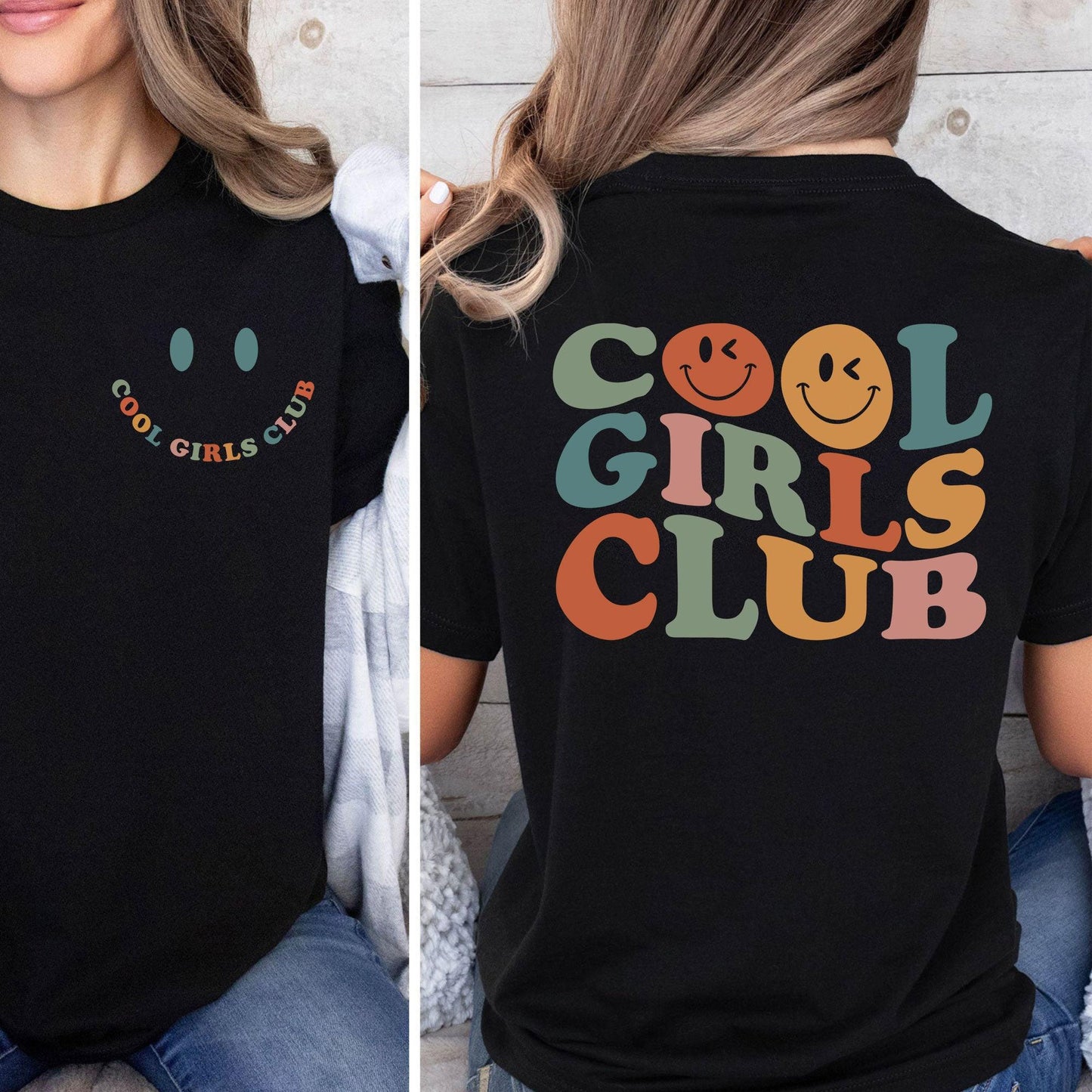 Cooles Mädchen Club Sweatshirt und Shirts - GiftHaus