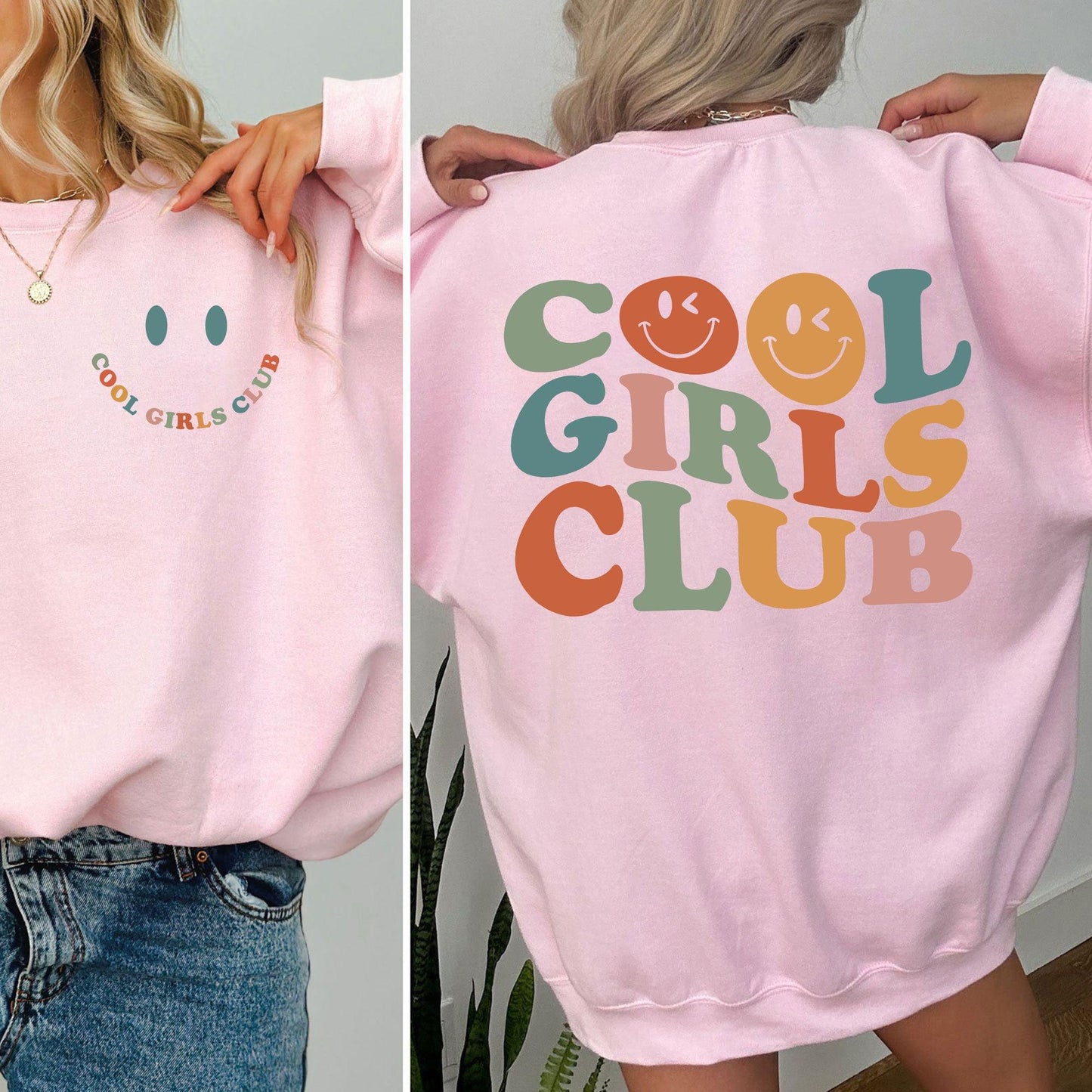 Cooles Mädchen Club Sweatshirt und Shirts - GiftHaus