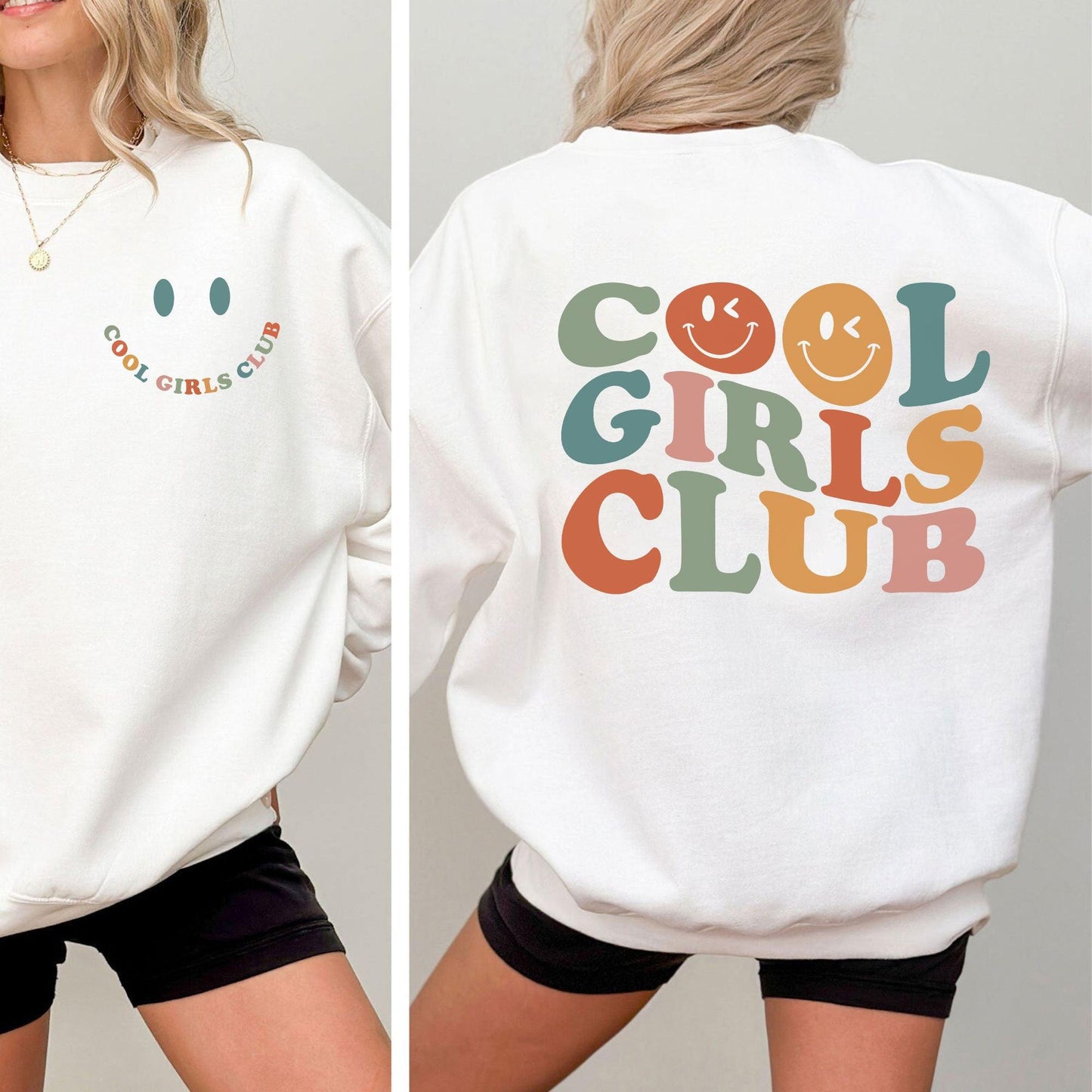 Cooles Mädchen Club Sweatshirt und Shirts - GiftHaus