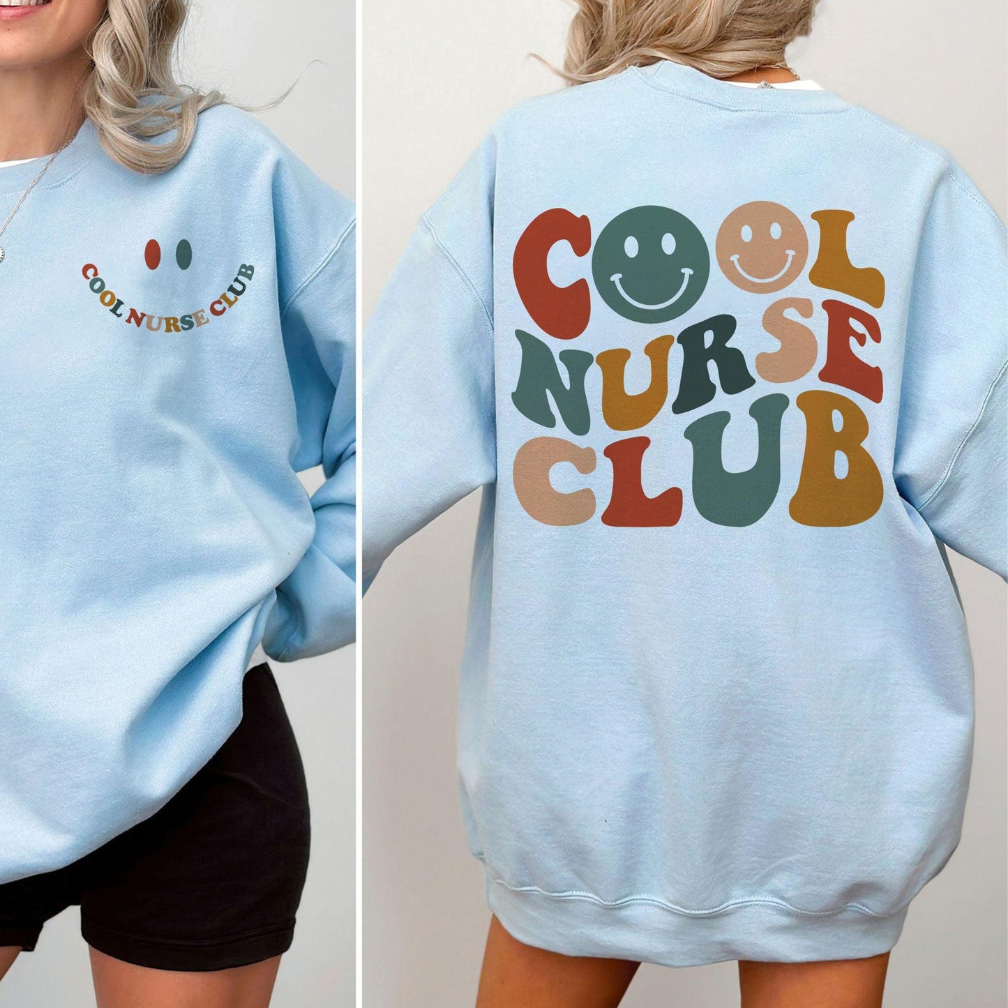 Cooles Nurse Club Sweatshirt und Hoodie - Geschenk für Krankenschwester - GiftHaus