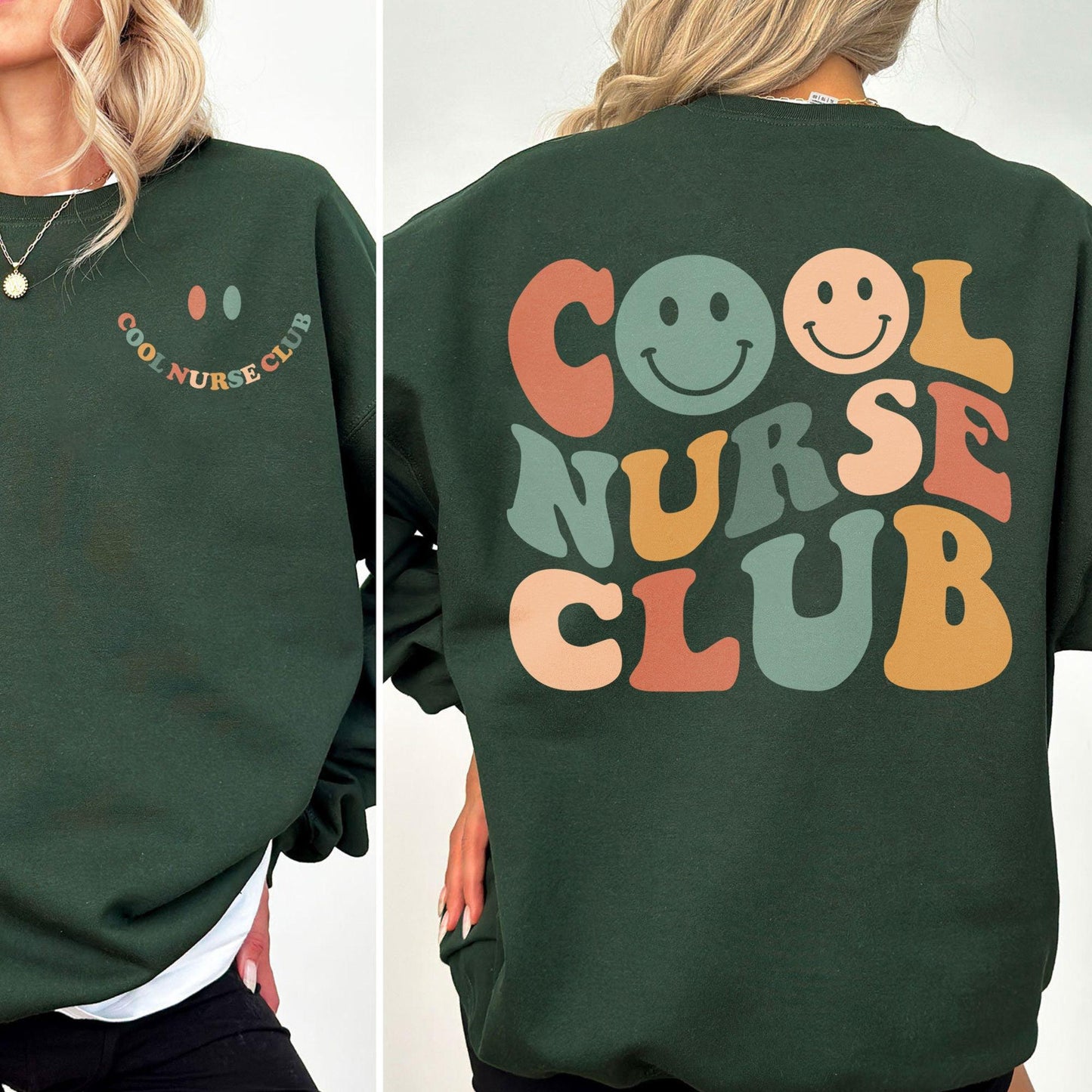 Cooles Nurse Club Sweatshirt und Hoodie - Geschenk für Krankenschwester - GiftHaus