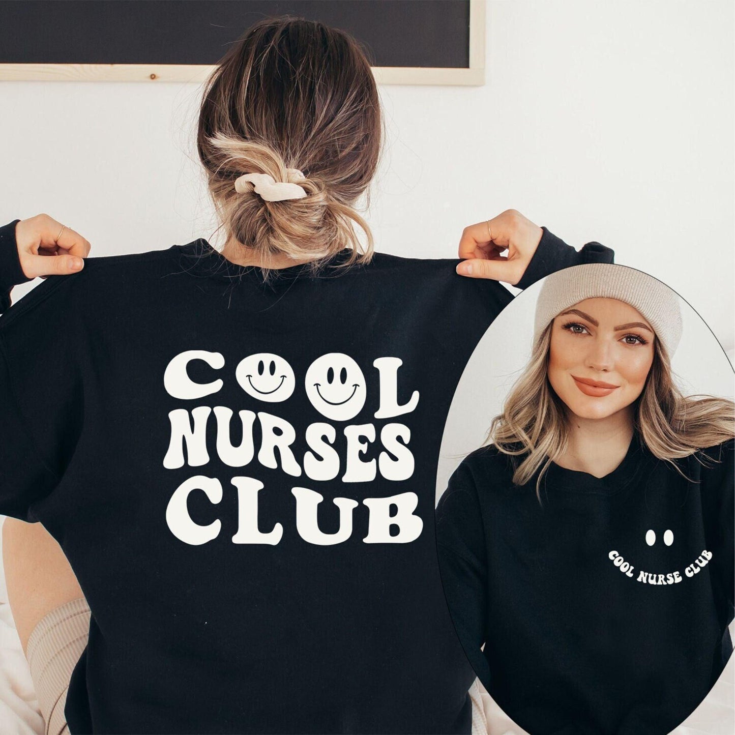 Cooles Nurses Club Sweatshirt - GiftHaus