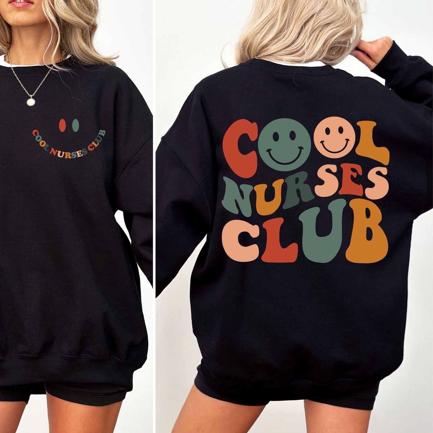 Cooles Nurses Club Sweatshirt und Hoodie- Geschenke für Krankenschwestern - GiftHaus
