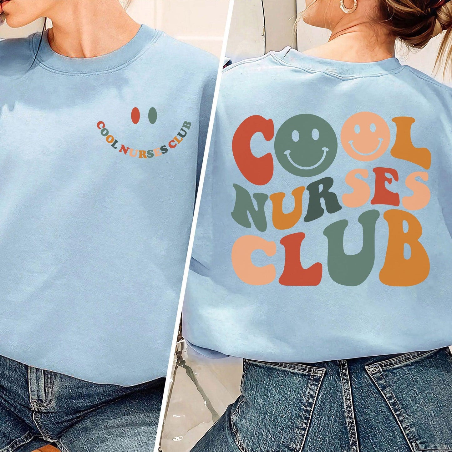 Cooles Nurses Club Sweatshirt und Hoodie- Geschenke für Krankenschwestern - GiftHaus