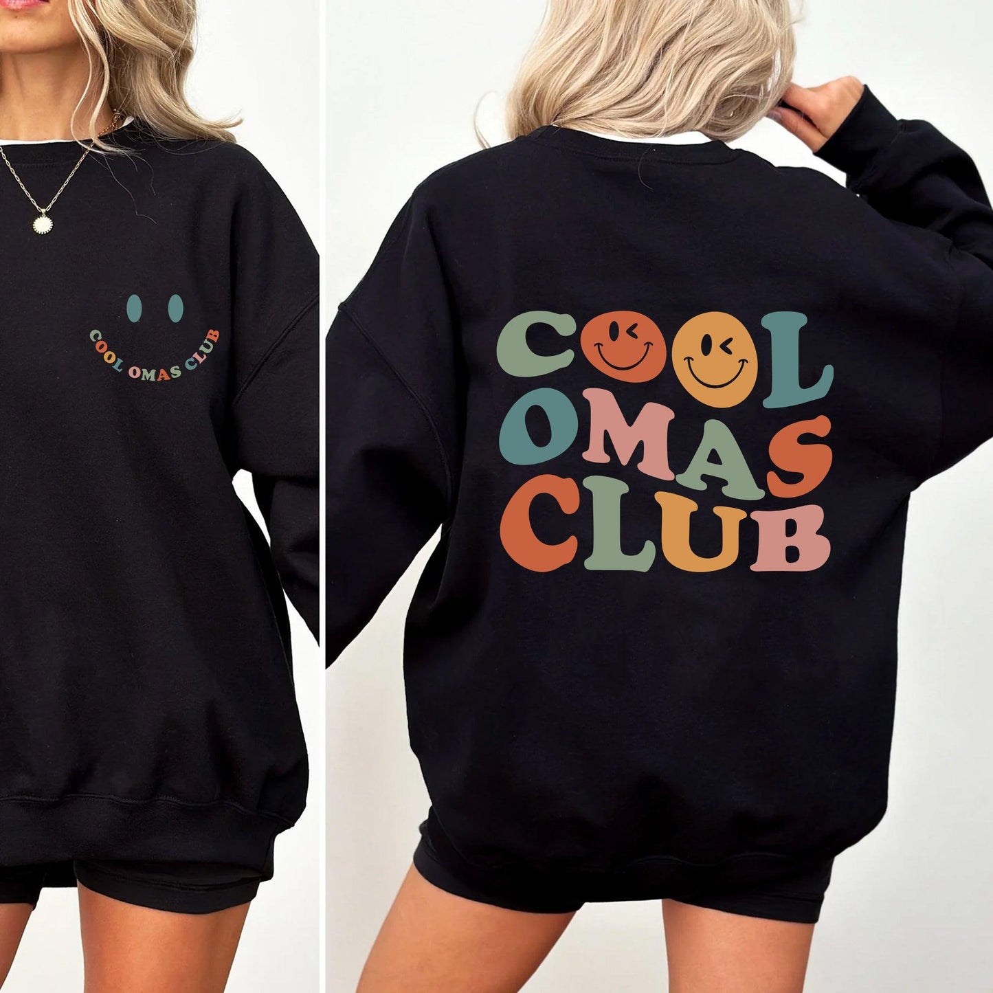 Cooles Omas Club Sweatshirt, Oma Geschenk - GiftHaus