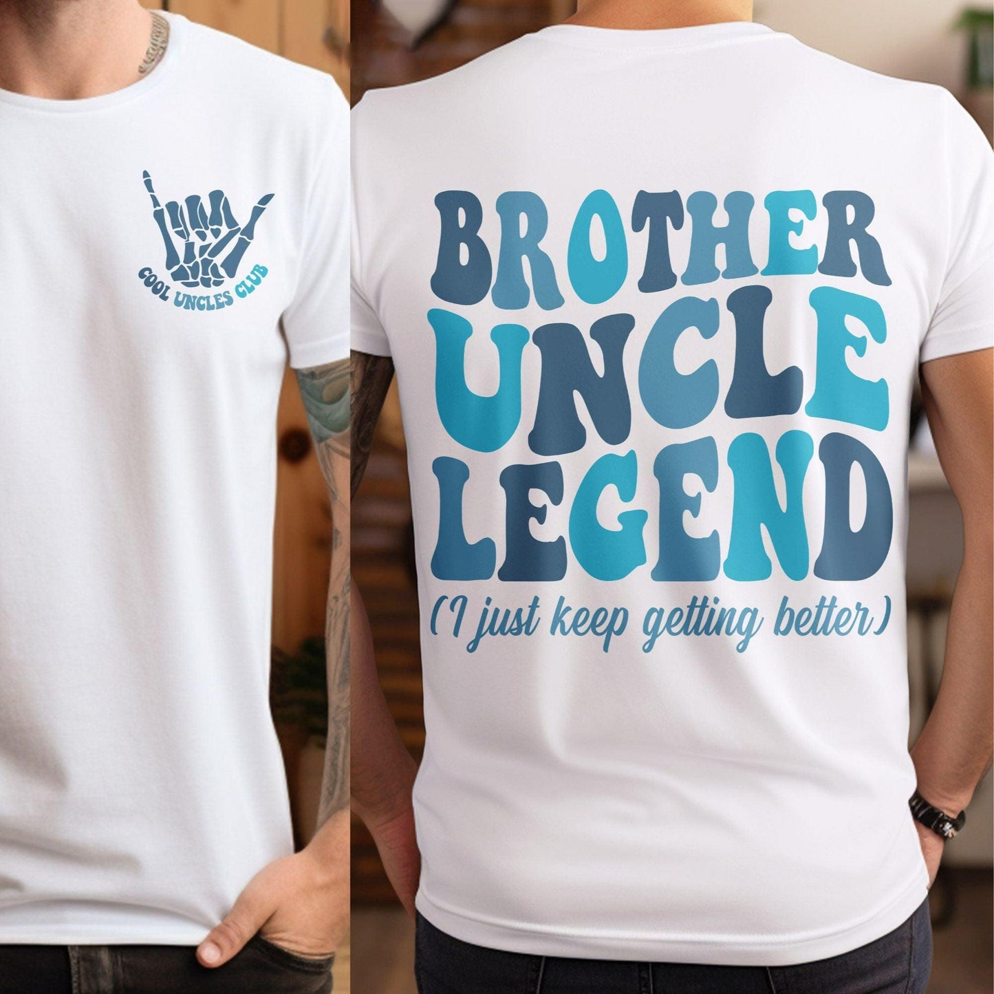 Cooles Uncles Club Sweatshirt und Shirt - Onkel Shirt Geschenk - GiftHaus
