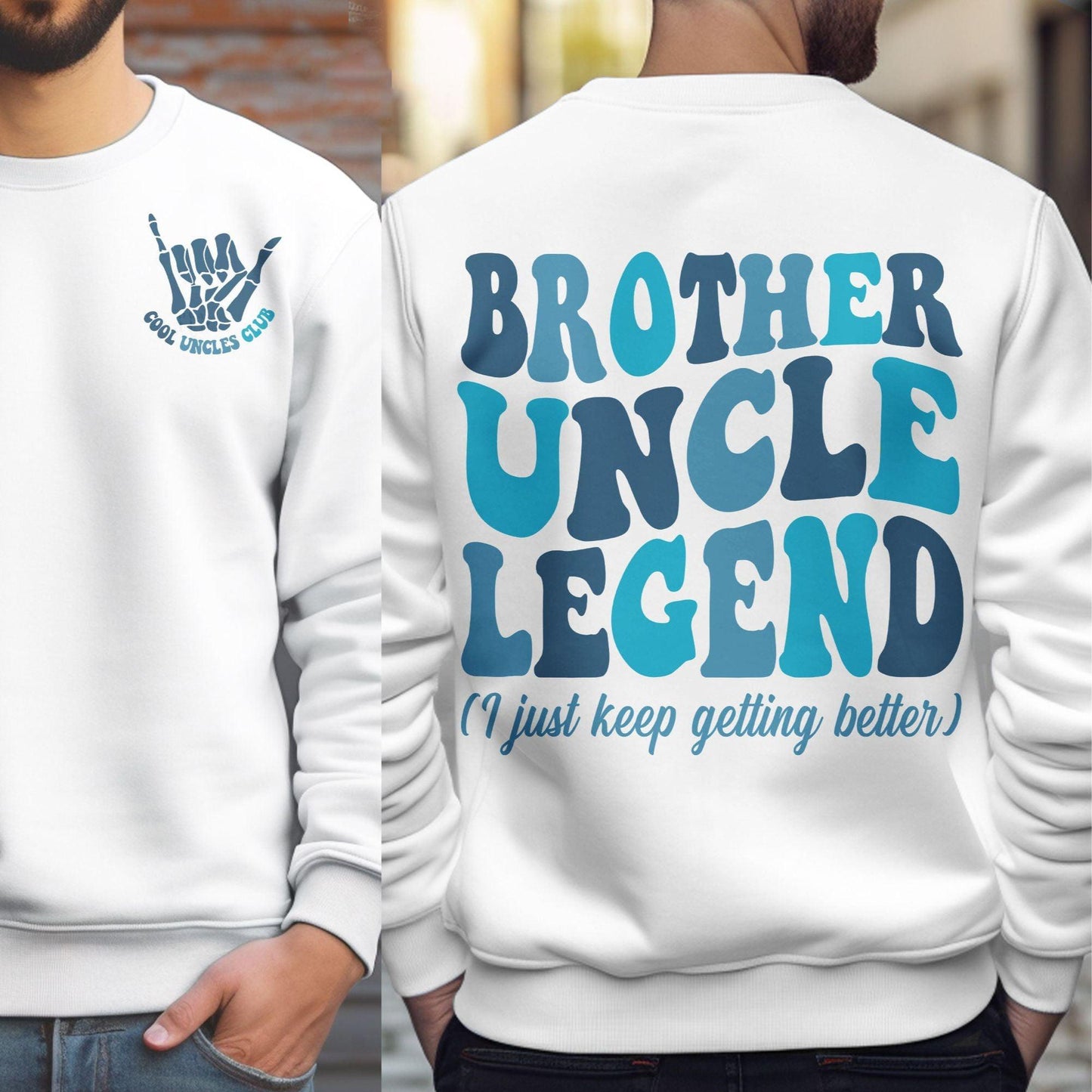 Cooles Uncles Club Sweatshirt und Shirt - Onkel Shirt Geschenk - GiftHaus