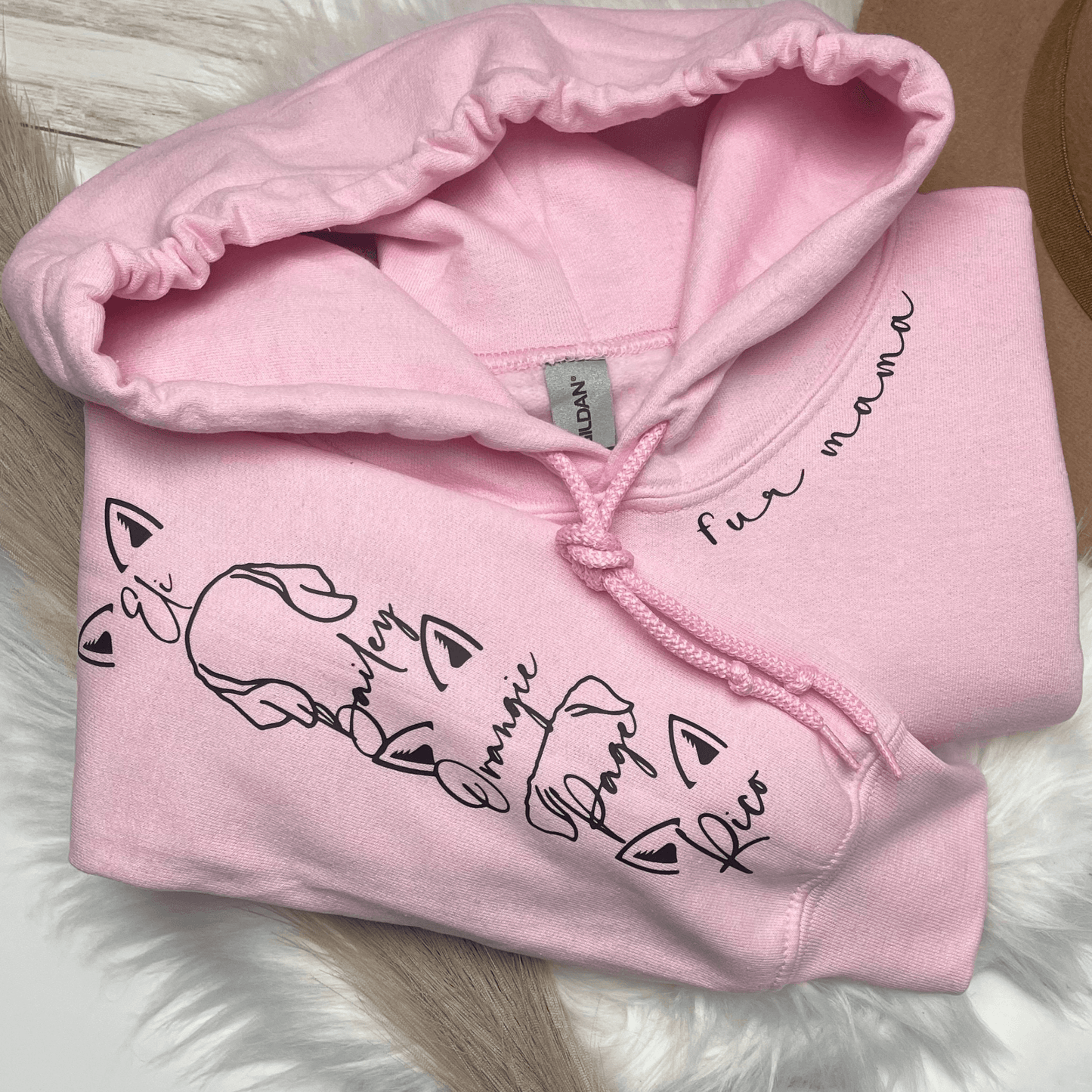 Custom Pet Ears Sweatshirt - For Dog and Cat Lovers - GiftHaus