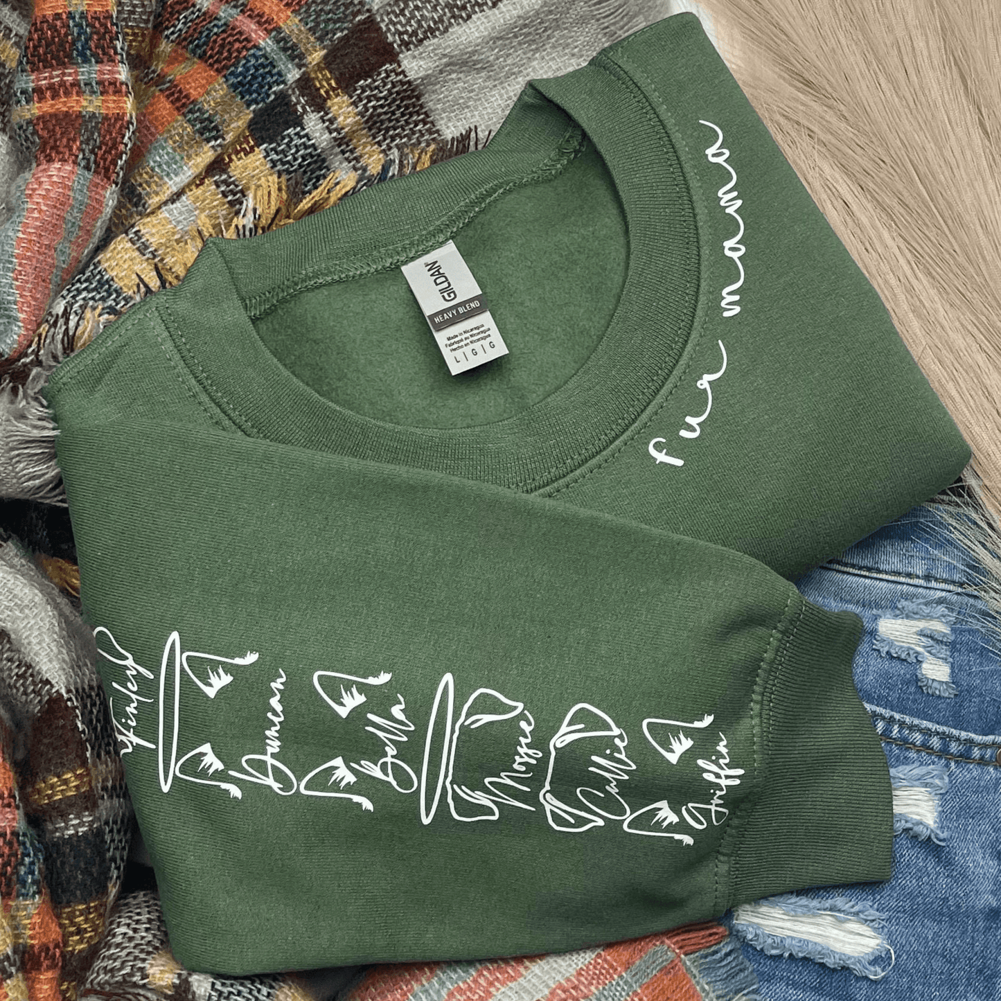 Custom Pet Ears Sweatshirt - For Dog and Cat Lovers - GiftHaus