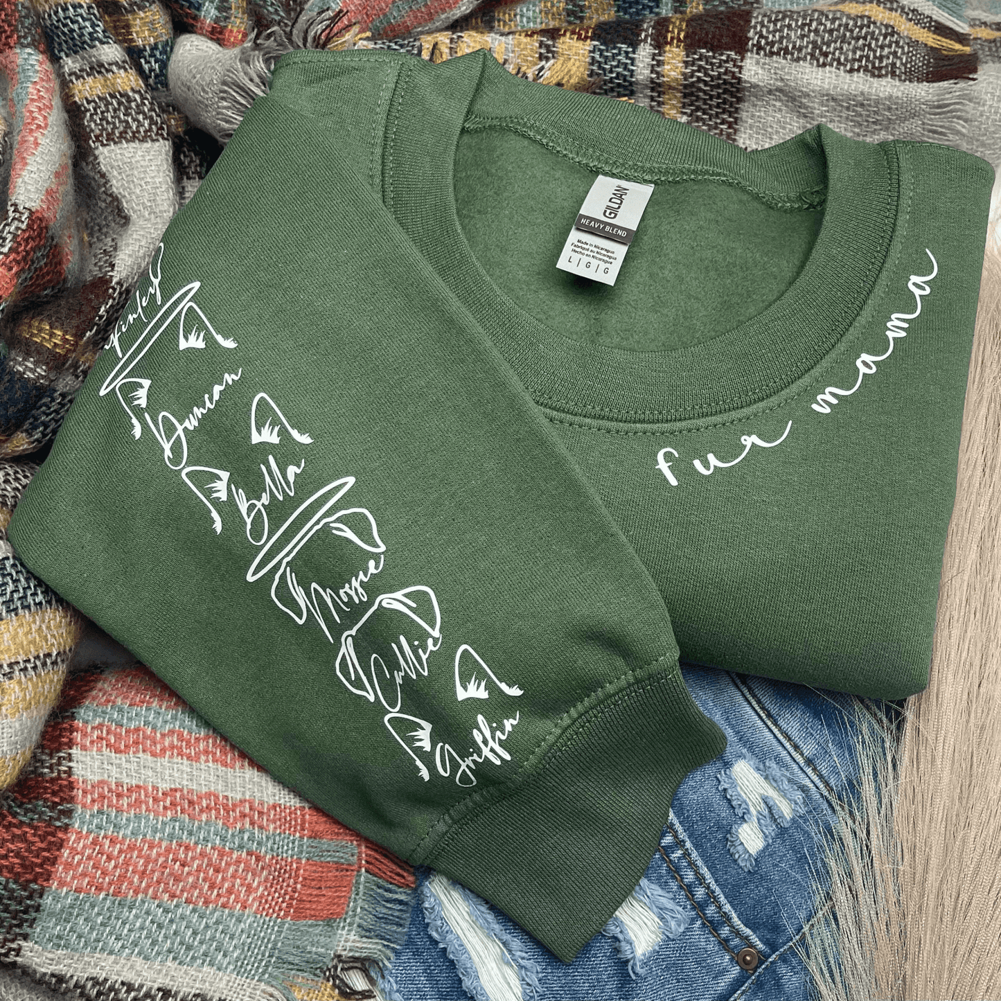 Custom Pet Ears Sweatshirt - For Dog and Cat Lovers - GiftHaus