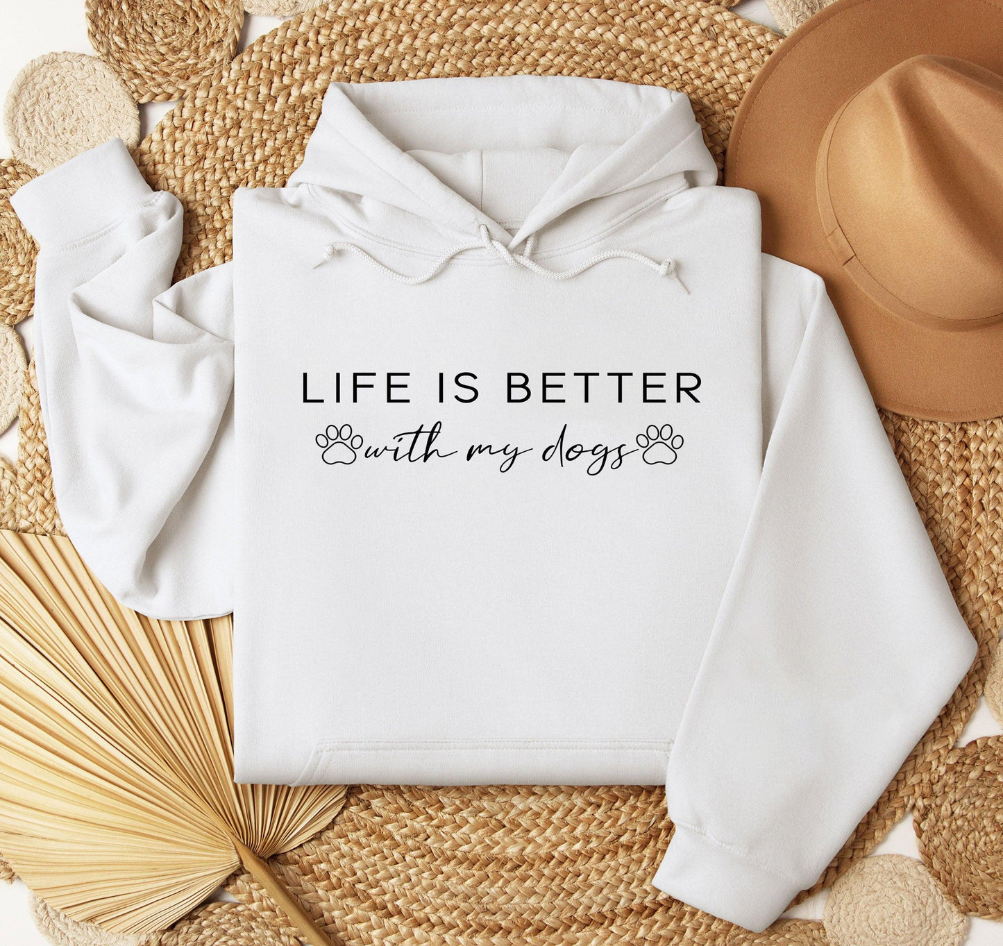 Das Leben ist besser mit meinem Hunde-Sweatshirt - GiftHaus