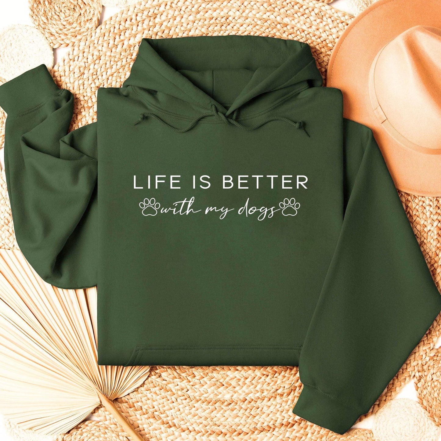 Das Leben ist besser mit meinem Hunde-Sweatshirt - GiftHaus