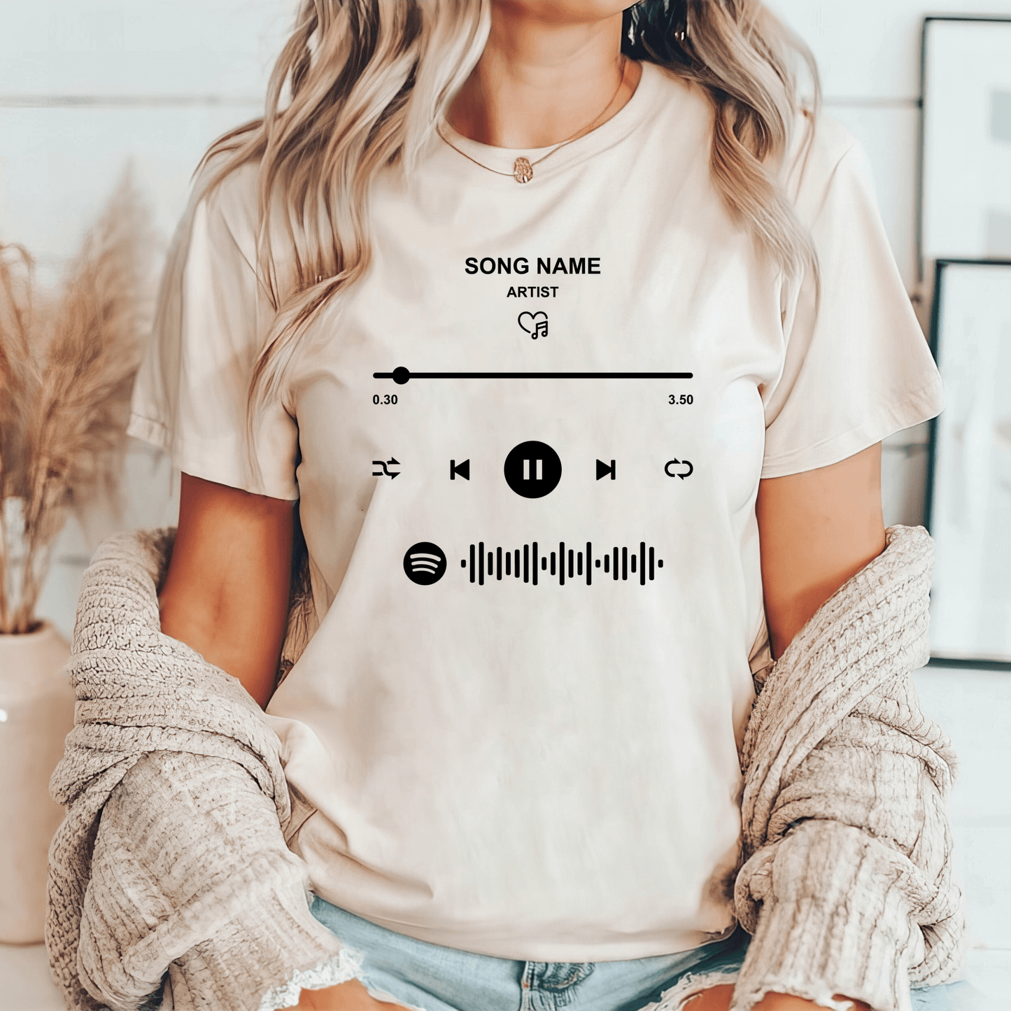Dein Liedcode - Personalisiertes Spotify Sweatshirt - GiftHaus