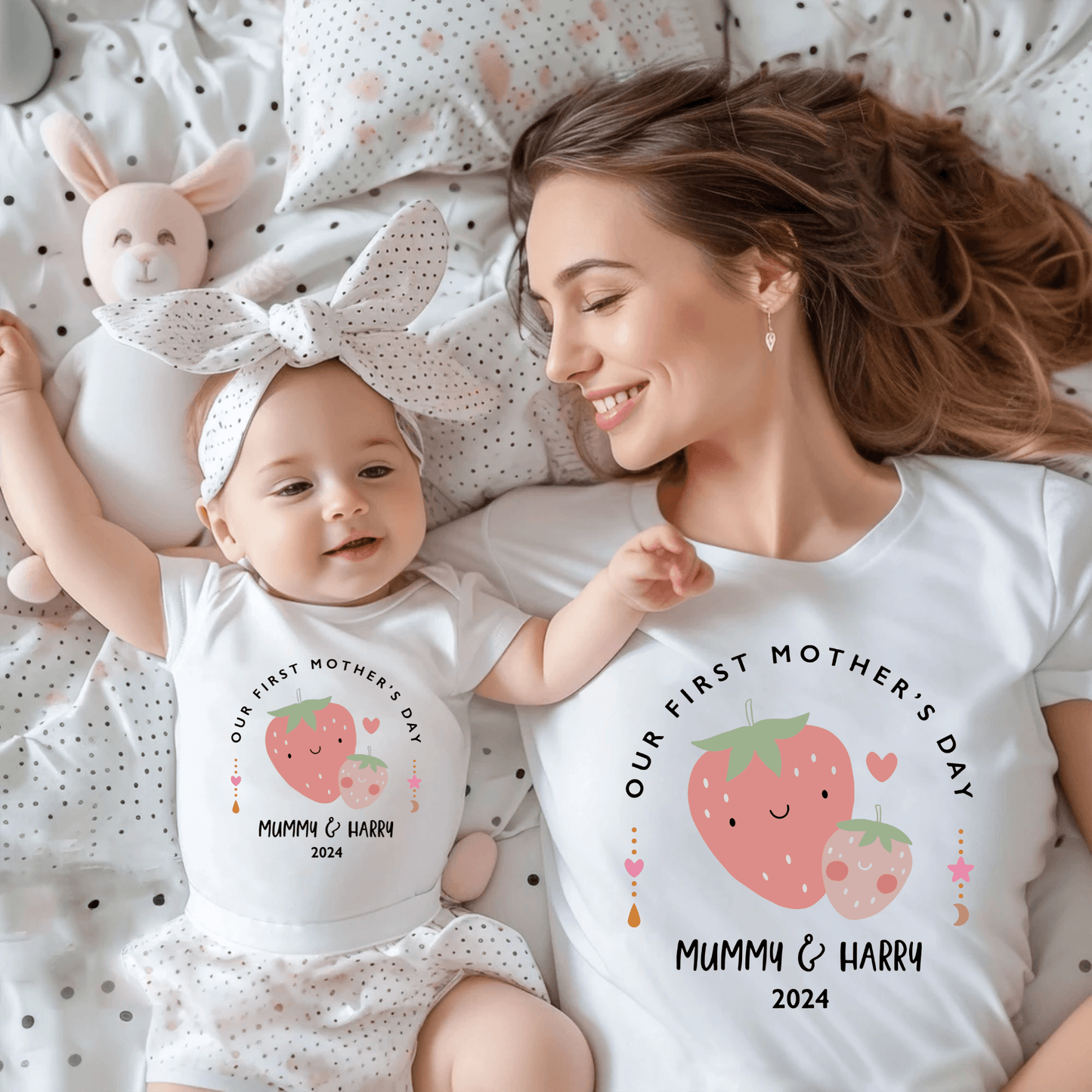Erster Muttertag - Personalisiertes T-Shirt-Set für Mutter & Baby - GiftHaus