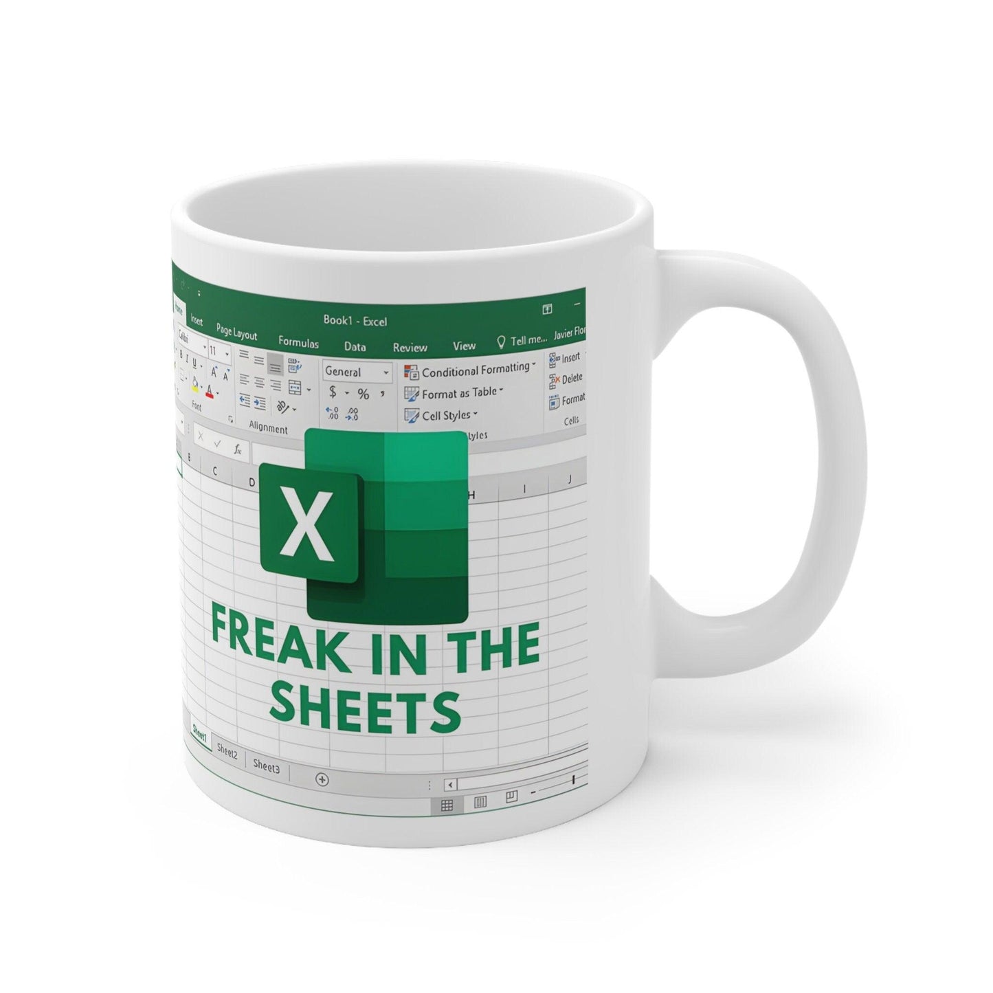 Excel-Liebhaber Scherzbecher - GiftHaus