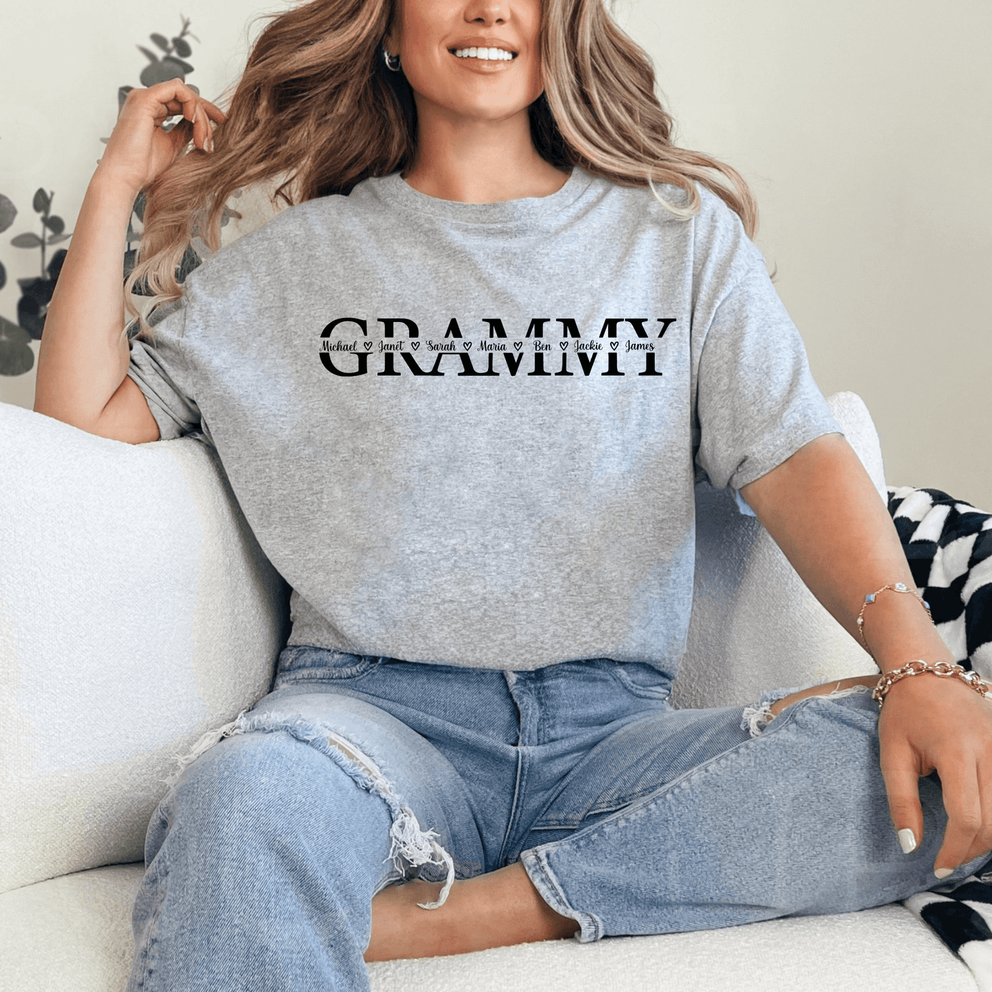 "Grammy" Personalisiertes Sweatshirt - Geschenk für Großmütter - GiftHaus