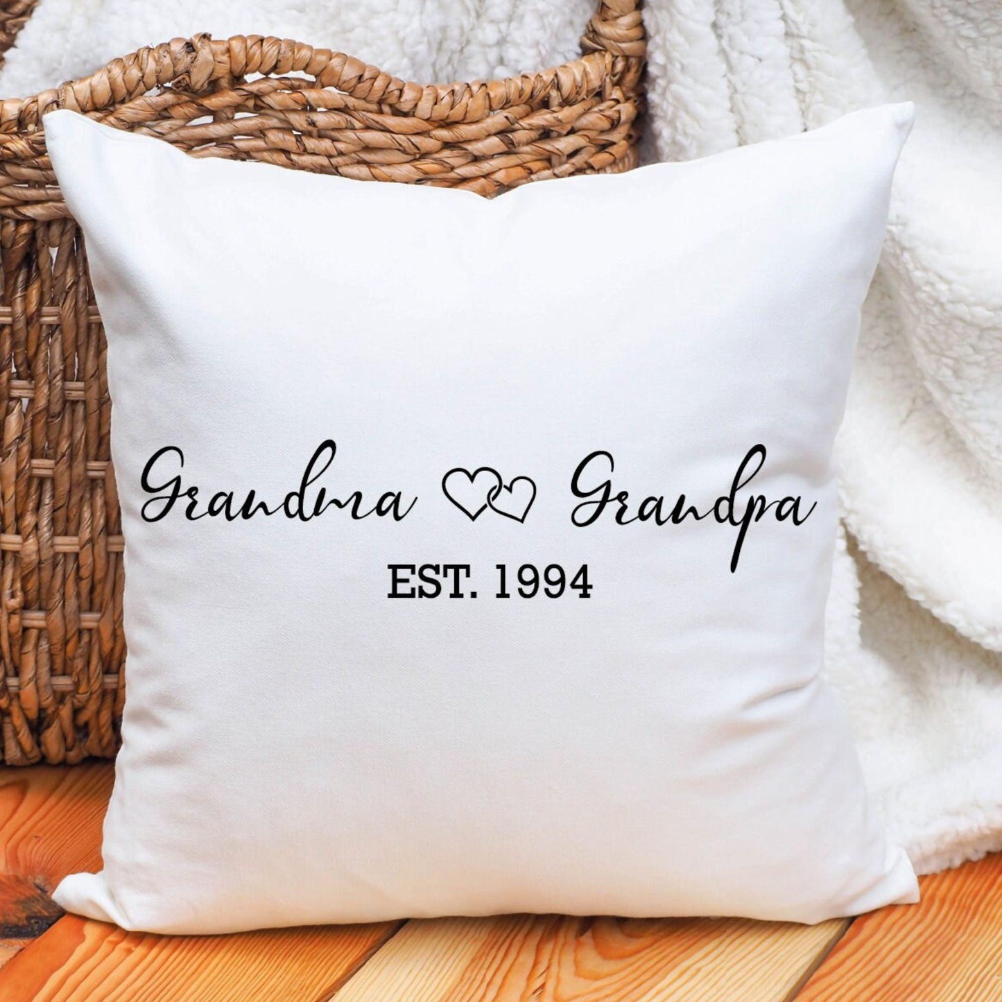 Großelternkissen, personalisiertes Kissen, Familienkissen - GiftHaus