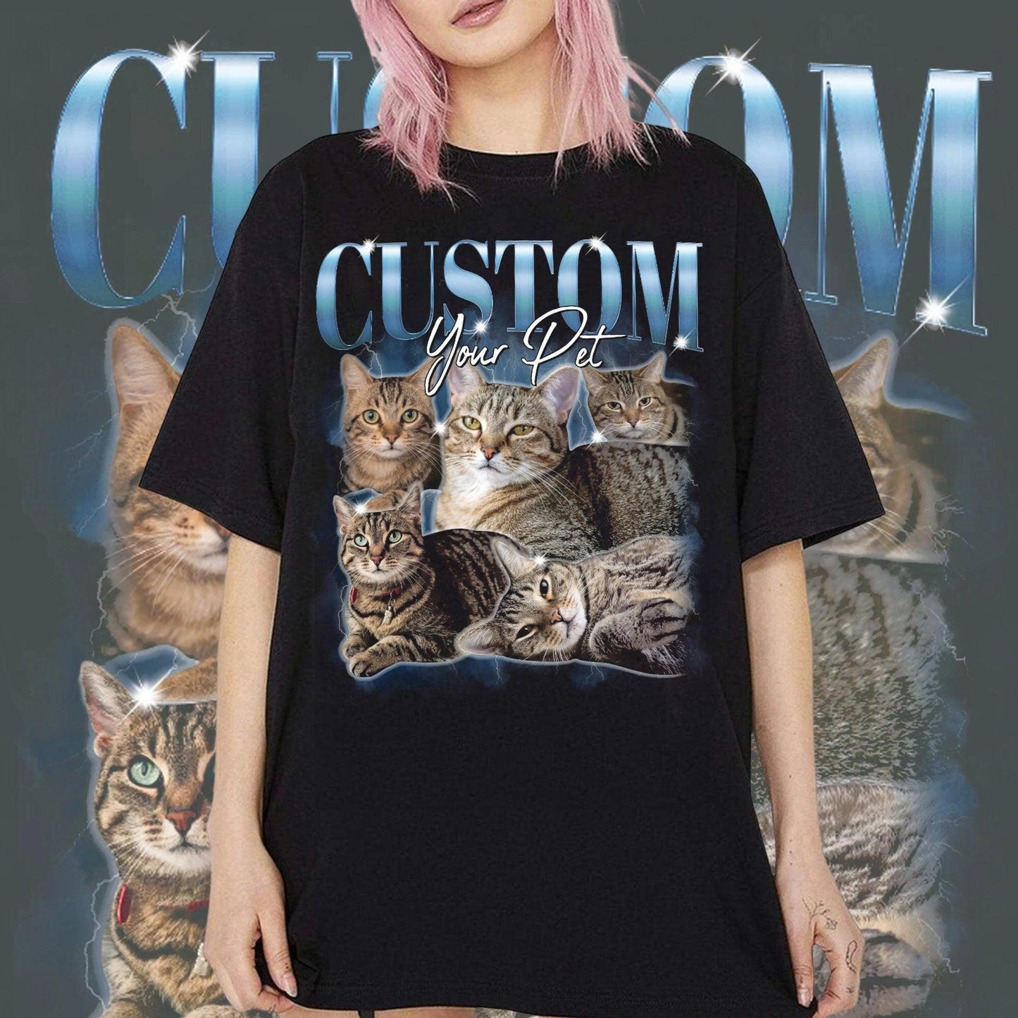 Haustierliebe - Personalisiertes Foto-T-Shirt - GiftHaus