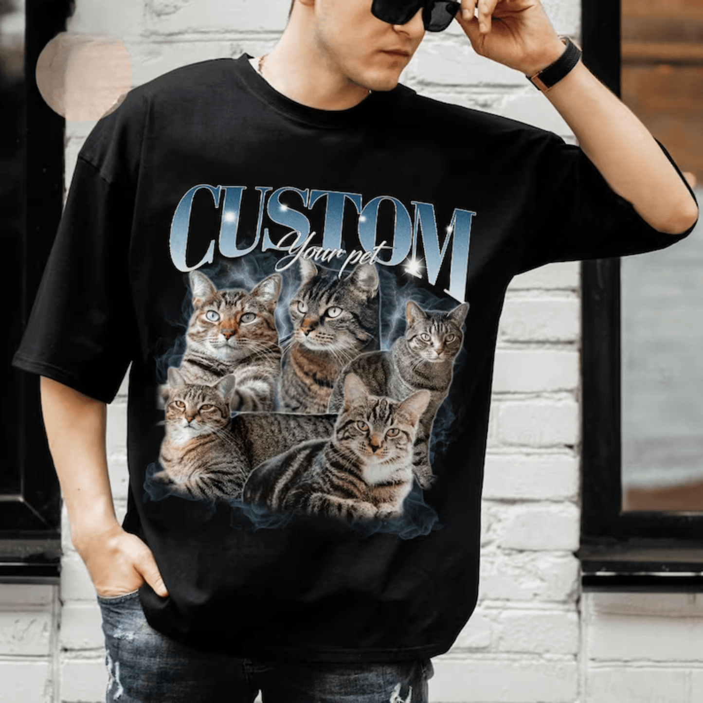 Haustierliebe - Personalisiertes Foto-T-Shirt - GiftHaus