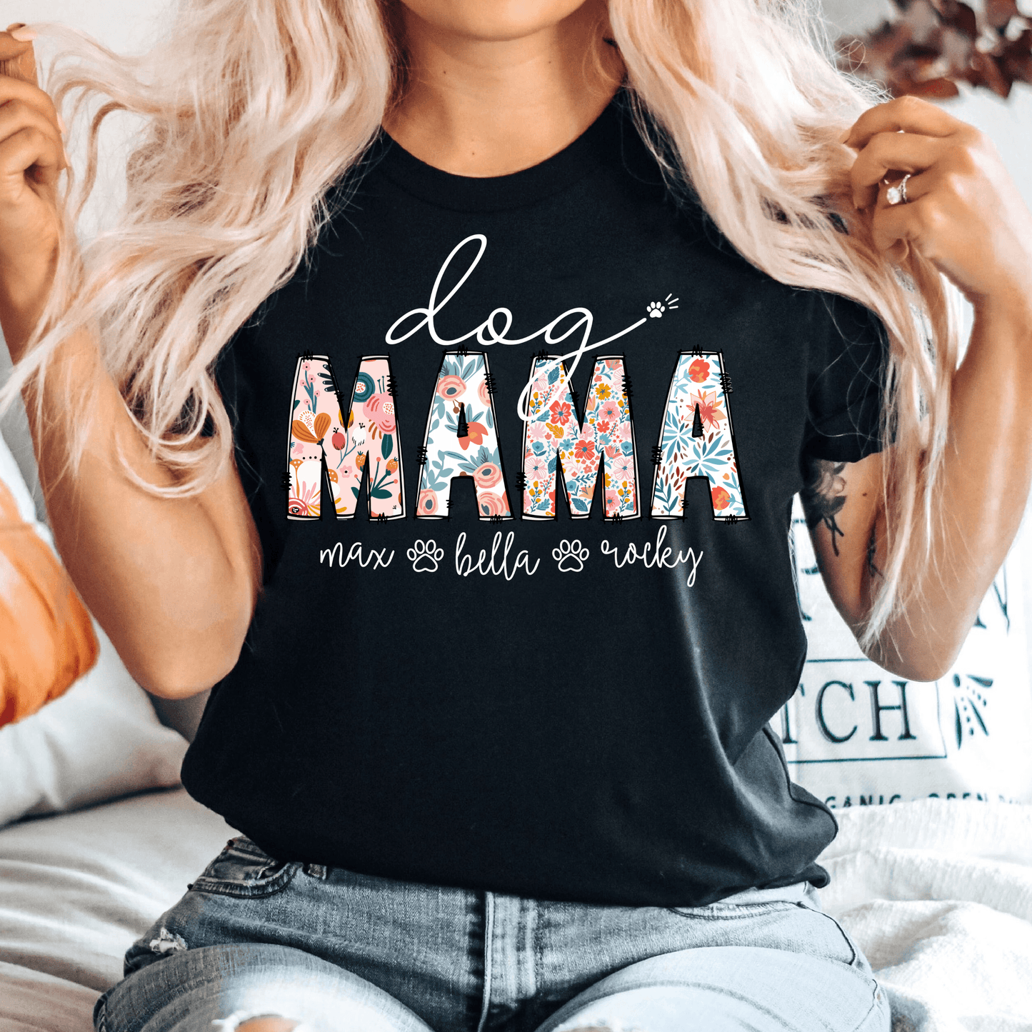 Hunde-Mama Blumenliebe - Personalisierbares Geschenk zum Muttertag - GiftHaus