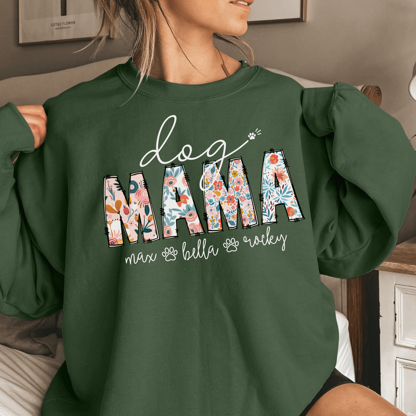 Hunde-Mama Blumenliebe - Personalisierbares Geschenk zum Muttertag - GiftHaus