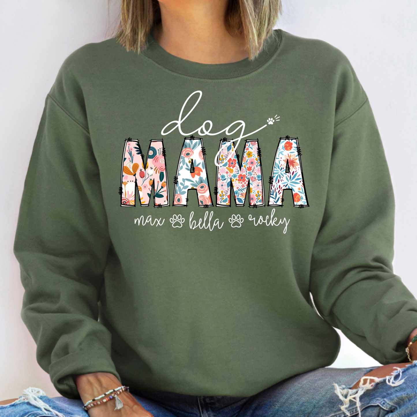 Hunde-Mama Blumenliebe - Personalisierbares Geschenk zum Muttertag