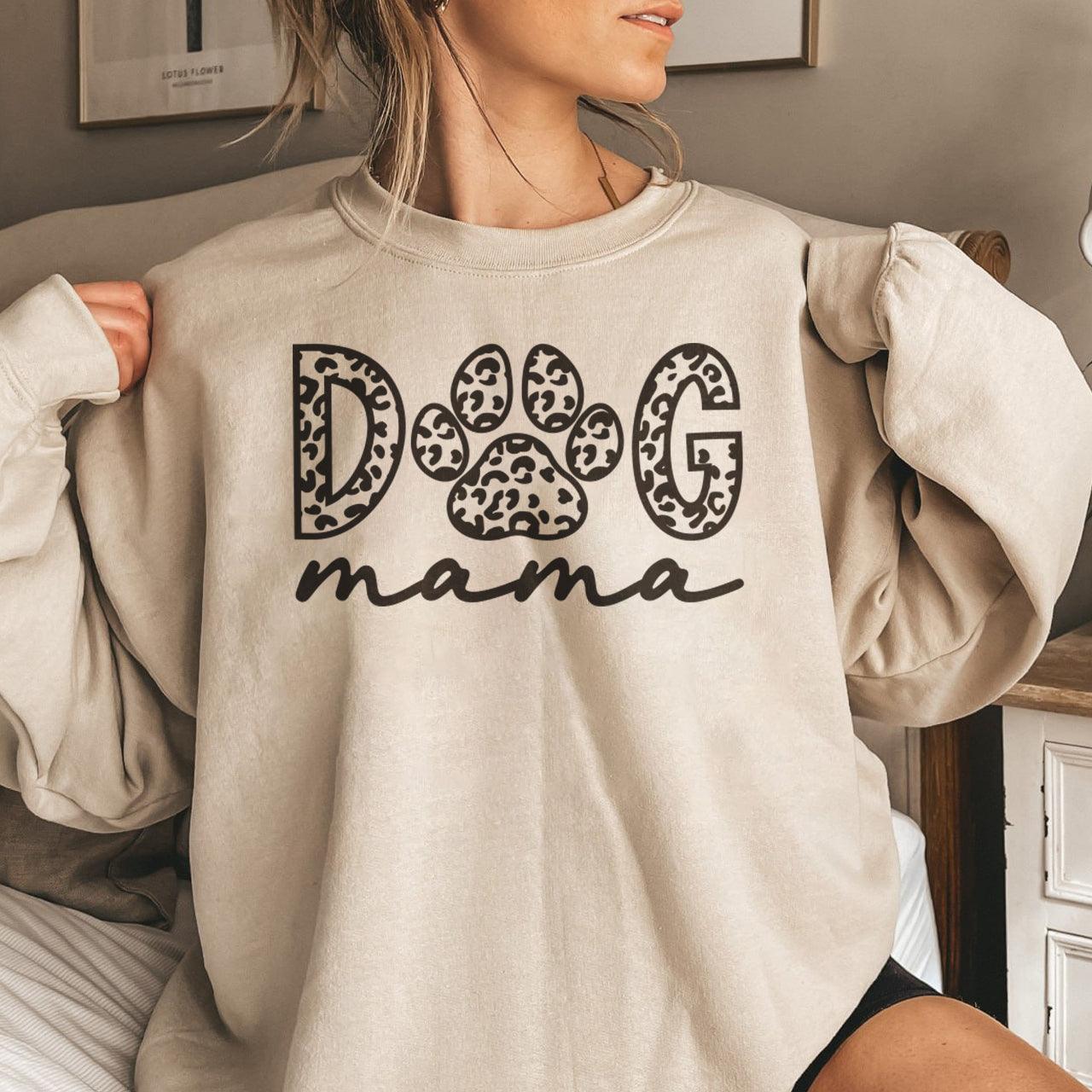 Hunde-Mama-Leoparden-Sweatshirt - GiftHaus