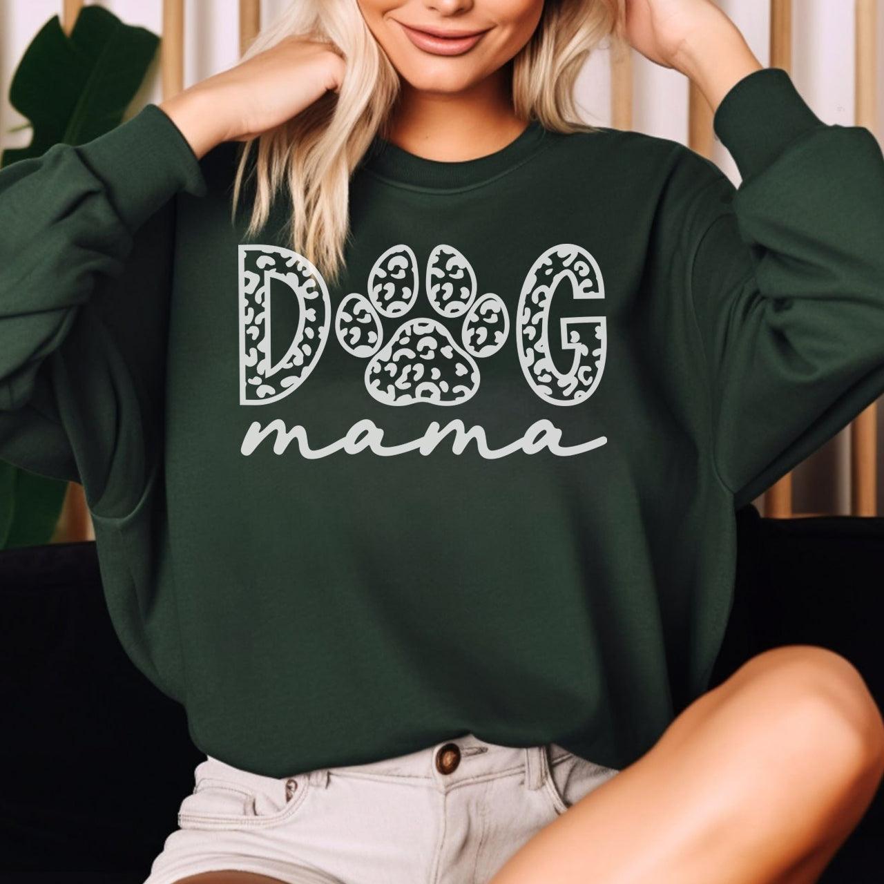 Hunde-Mama-Leoparden-Sweatshirt - GiftHaus