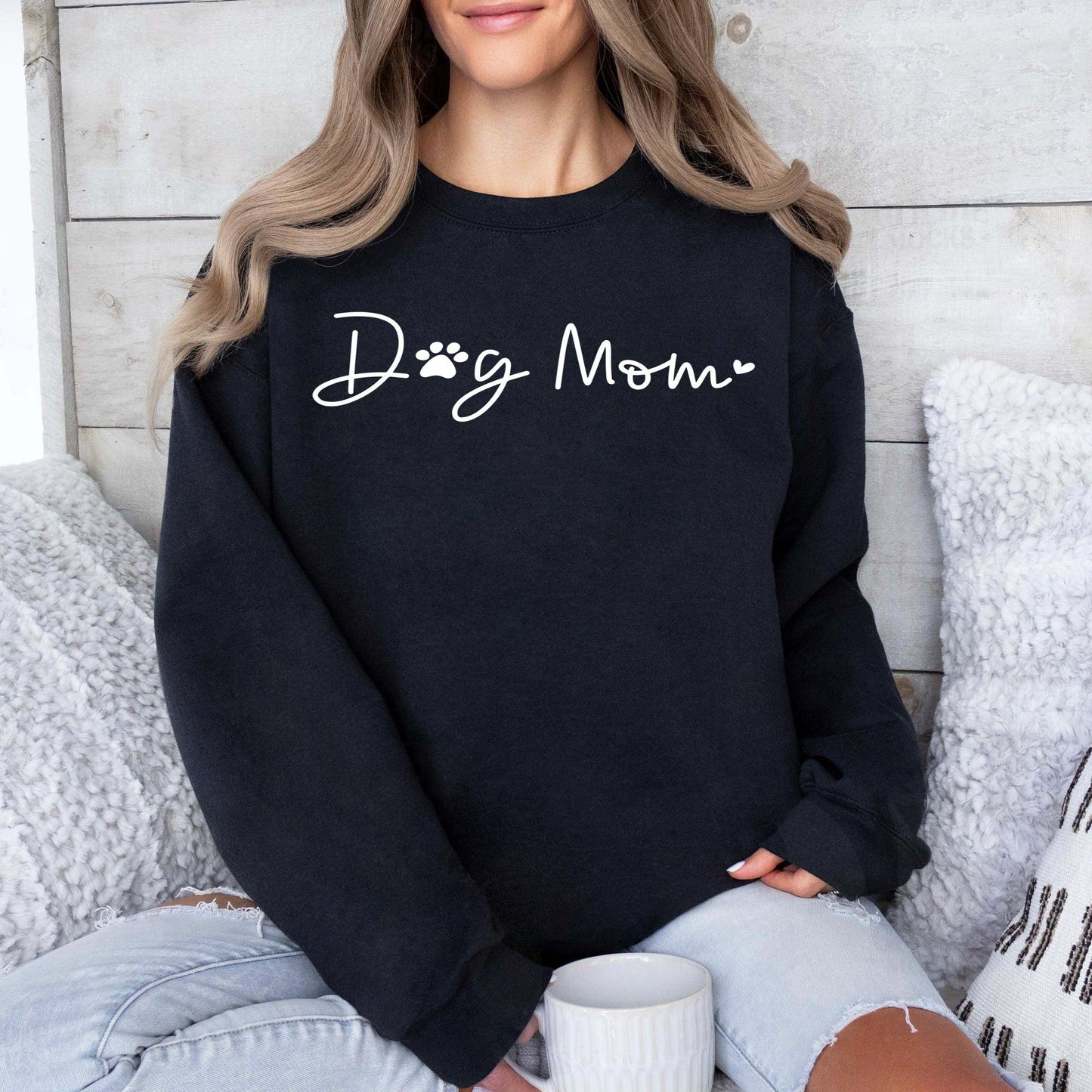 "Hundemutter-Herz" Sweatshirt - Für die liebevollen Hundebesitzerinnen - GiftHaus
