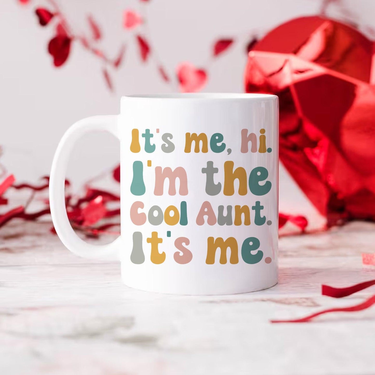 Ich bin es, Hallo ich bin die coole Tante Mug - Lustige Tante Geschenke - GiftHaus