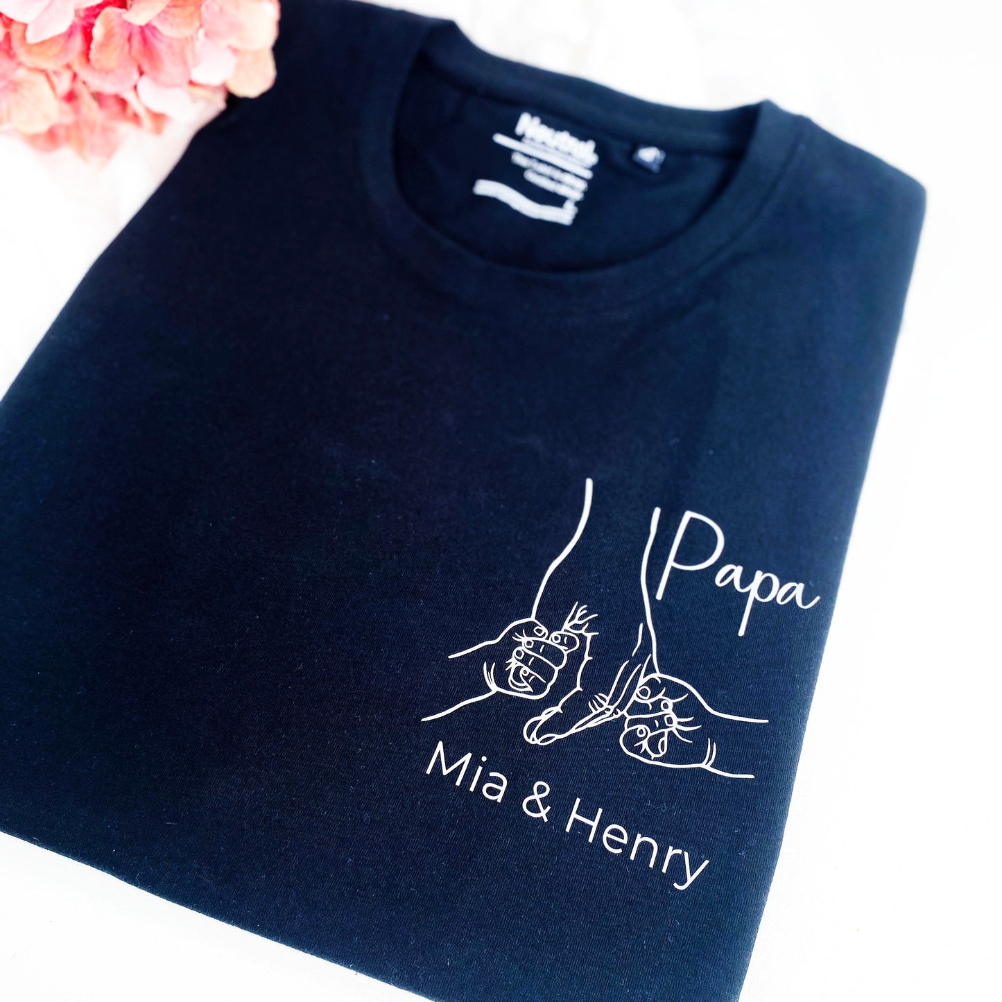 Customizable Dad Shirt – Personalize with Title and Names for Father's Day