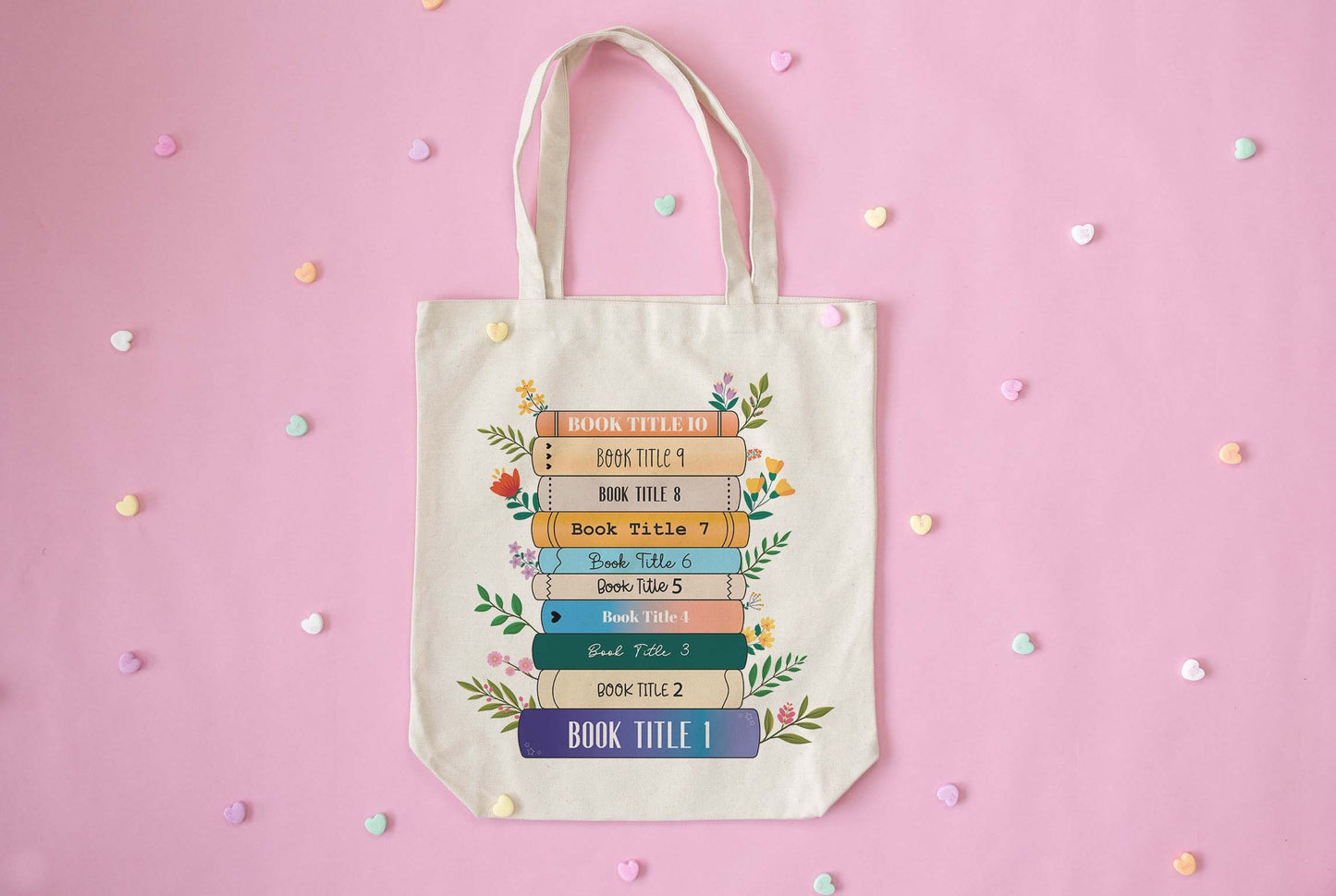 Personalisierte Buchliebhaber Tasche für Lehrer als Geburtstagsgeschenk