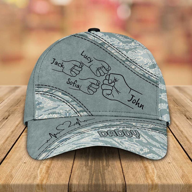 Fist Bump Daddy - Personalized Classic Cap for Father's Day
