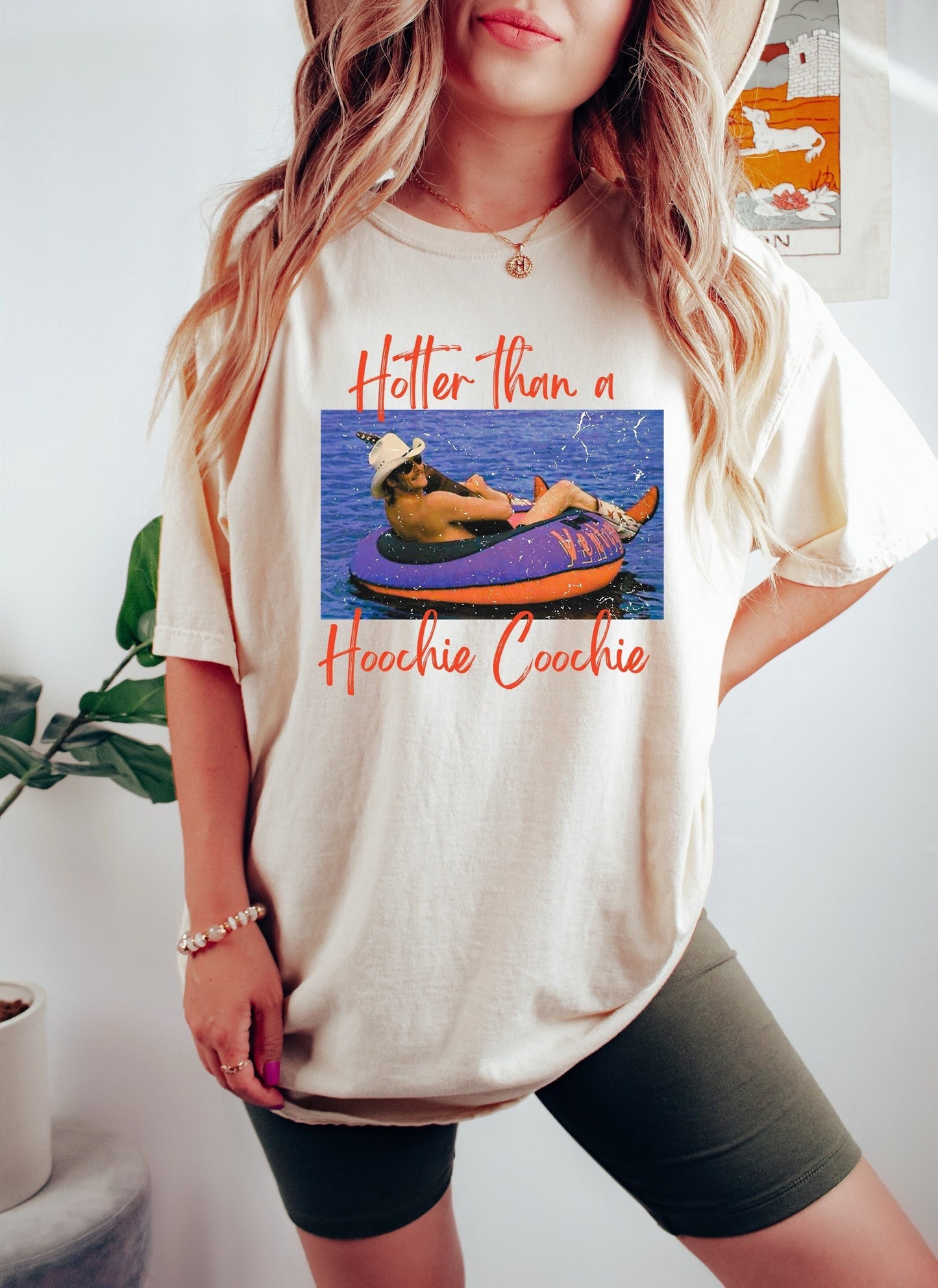 Lustiges Hotter Than a Hoochie Coochie Geschenk für Meme-Liebhaber