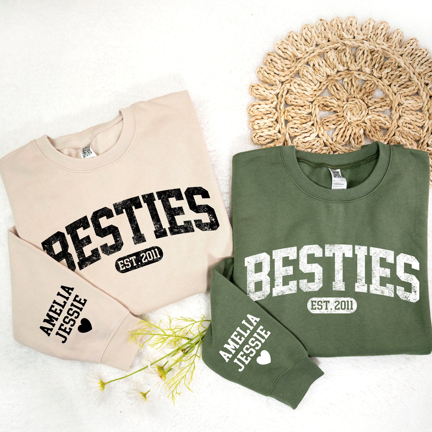 Personalized Bestie Gift with Special Year, Perfect for BFFs