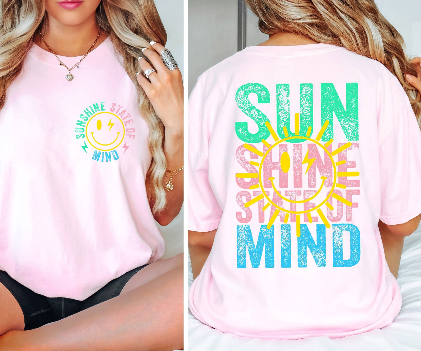 Retro Sunshine State of Mind Geschenk für Sommerliebhaber