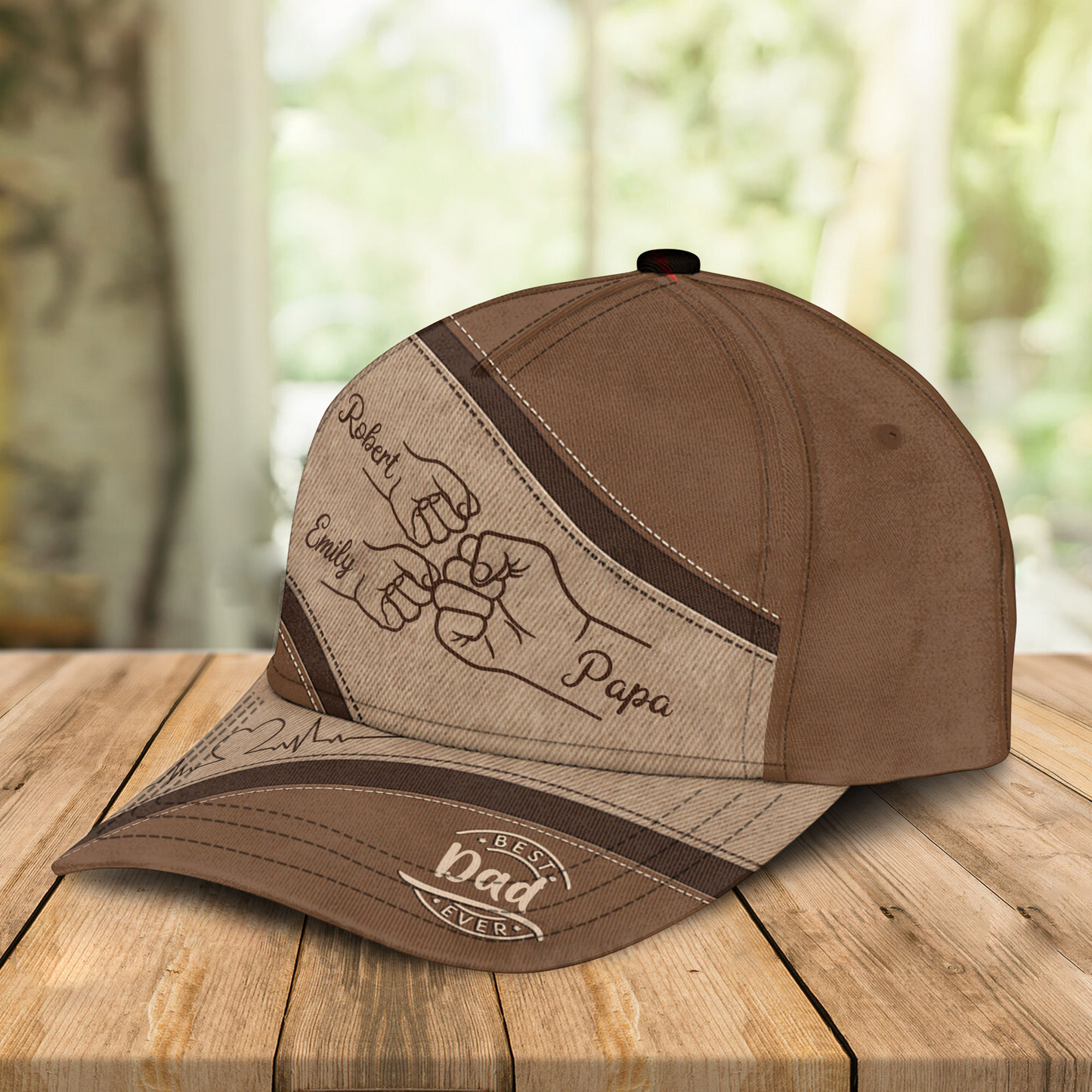 Personalized Daddy Cap - Father's Day Gift with Kid Names