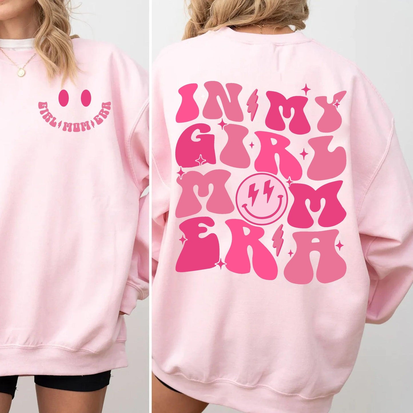 In meinem Mädchen Mama Ära Crewneck Sweatshirt, Mama Geschenk - GiftHaus