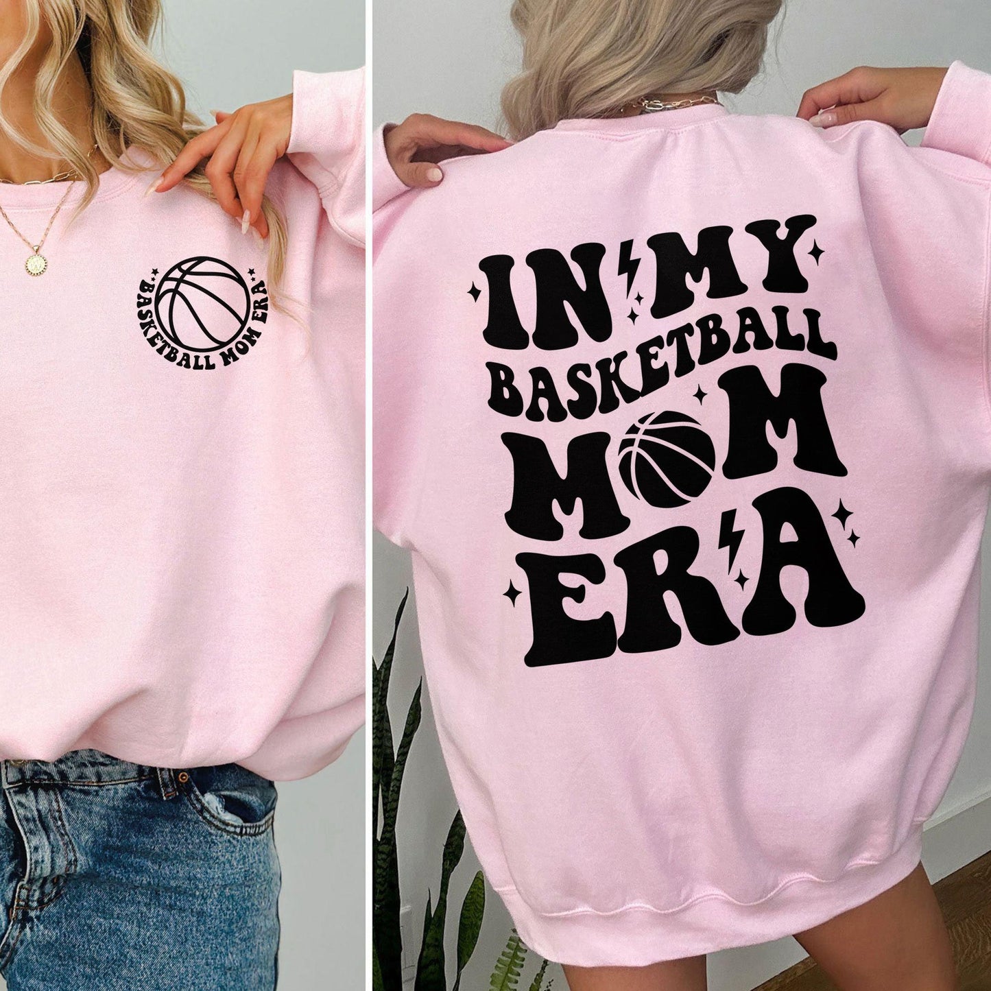 In My Basketball Mom Era Shirts and Sweatshirt and Shirts - Basketball Mom Gift - GiftHaus