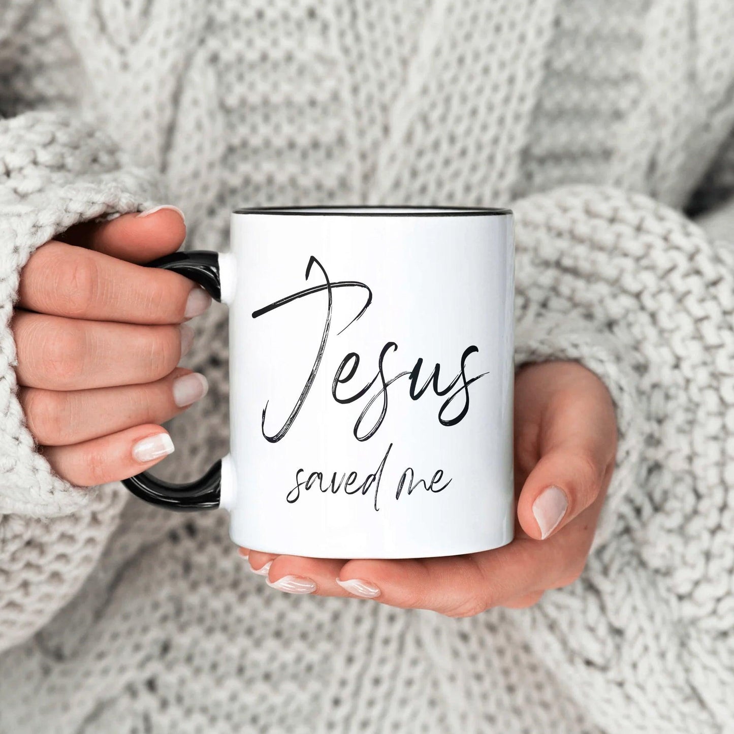 Jesus Rettete Mich - Inspirierende Tasse - Für Hoffnungsträger - GiftHaus