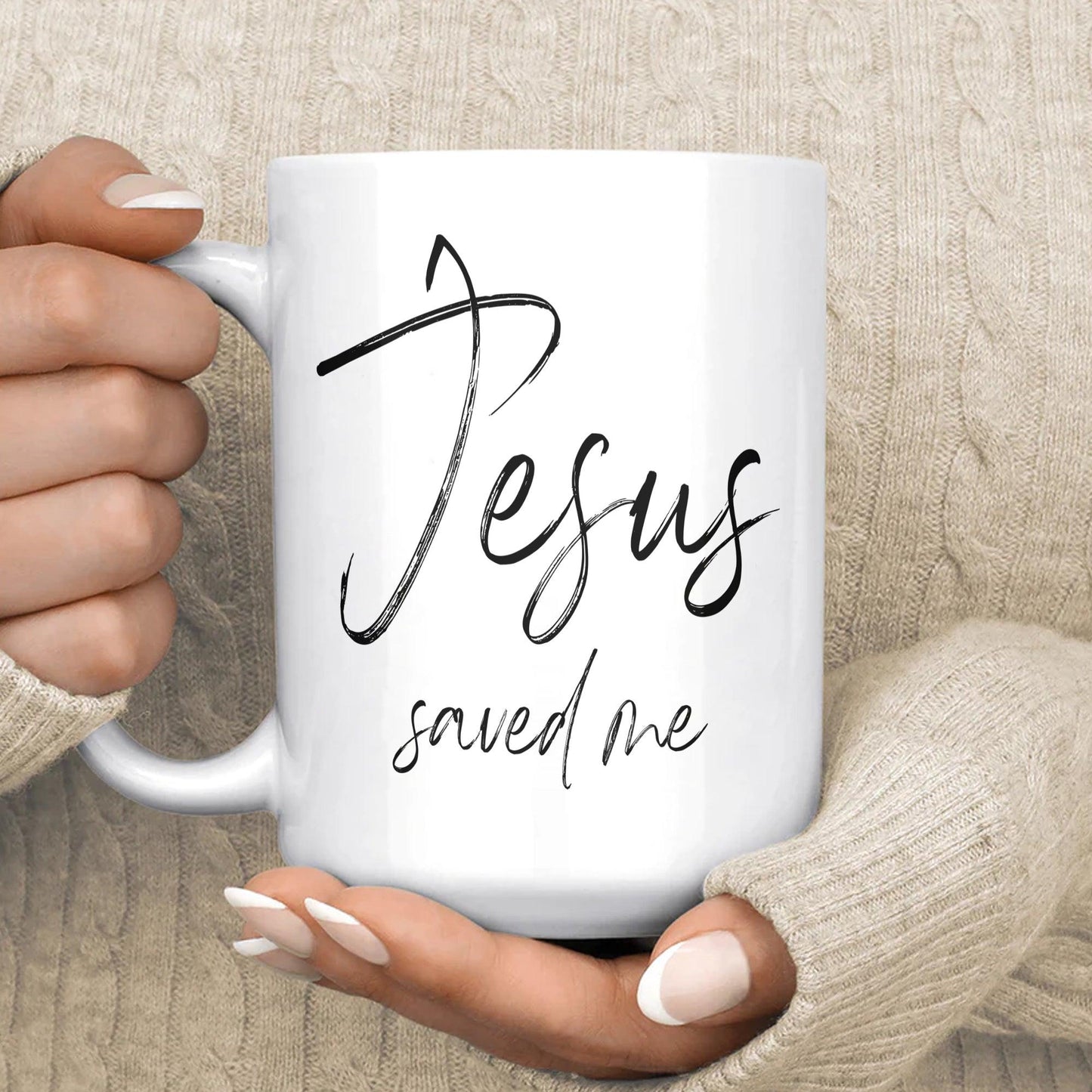 Jesus Rettete Mich - Inspirierende Tasse - Für Hoffnungsträger - GiftHaus