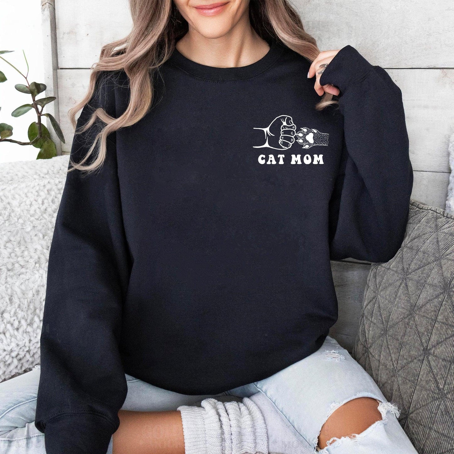 Katzen Mama Sweatshirt – Geschenk für Katzen Mama - GiftHaus